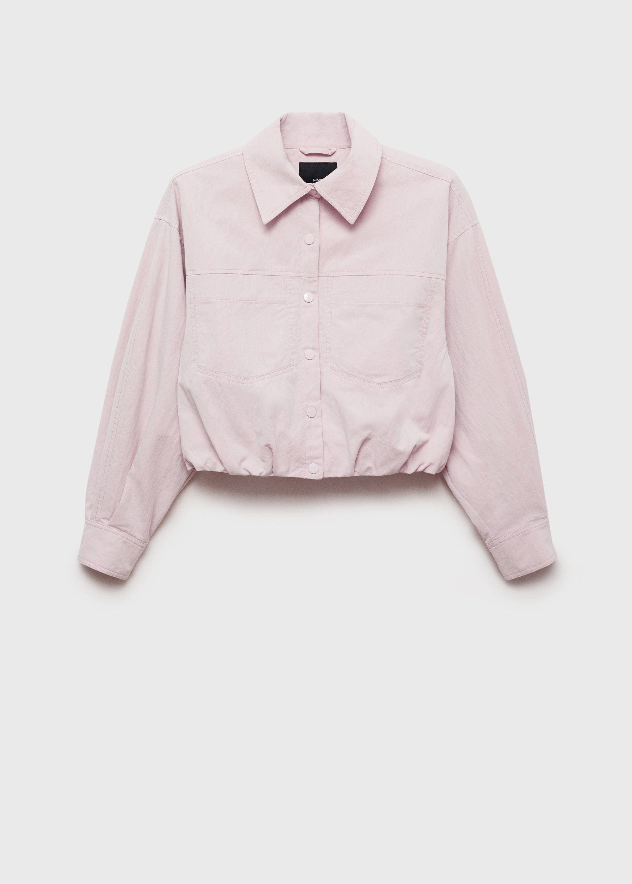 Gathered denim jacket - Article without model