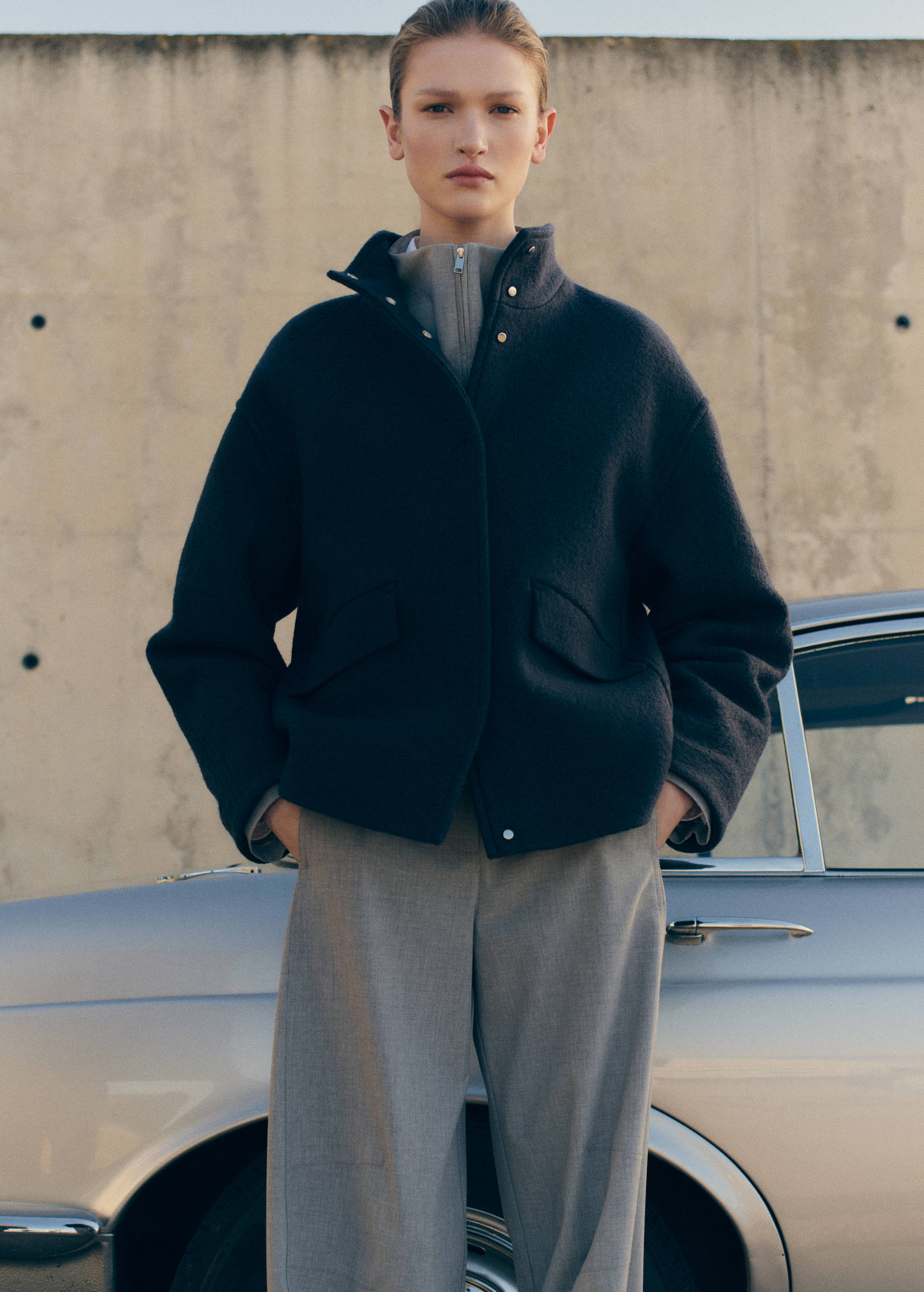 Veste laine col montant - Détail de l'article 6