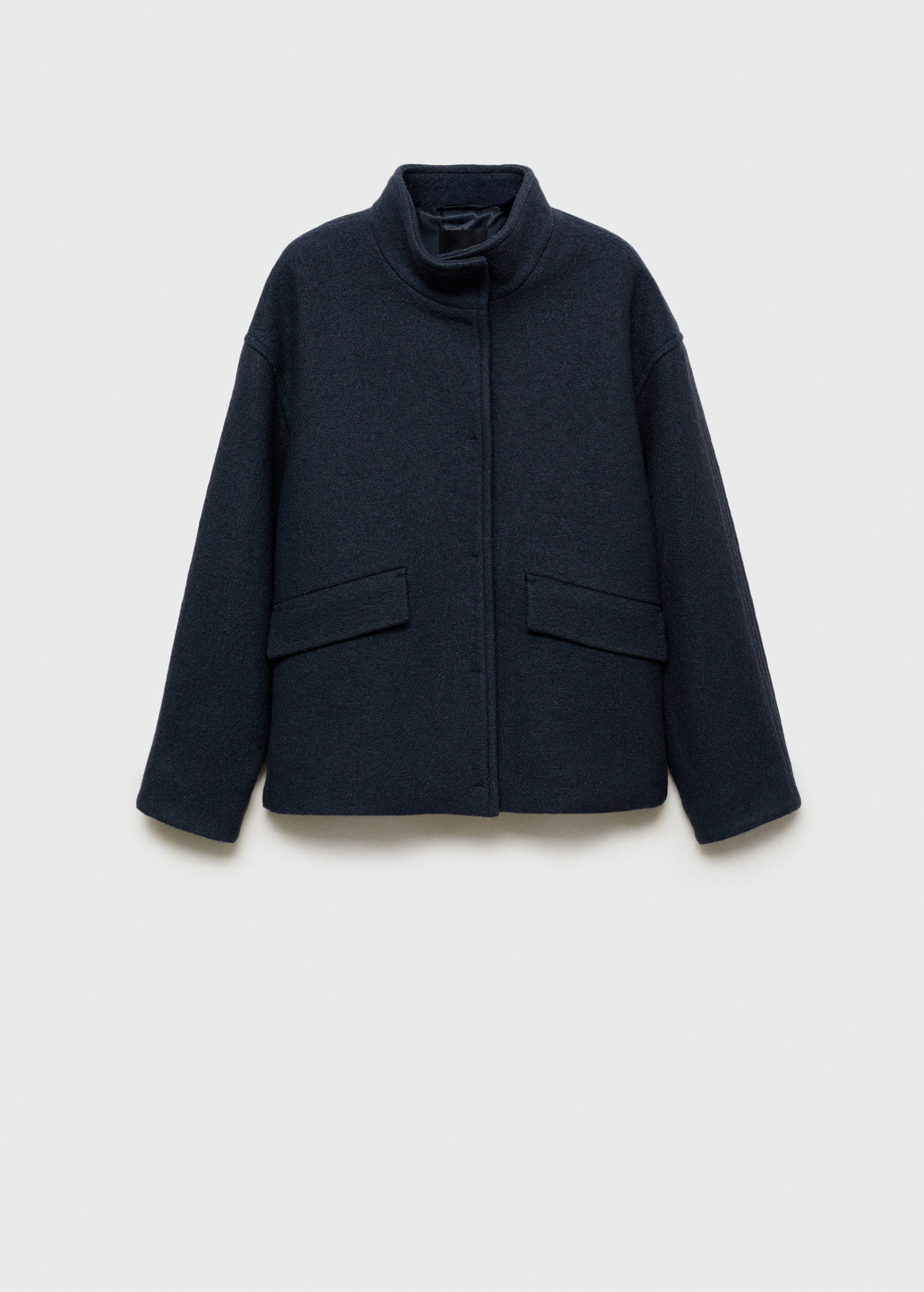 Turtleneck wool jacket - Article without model