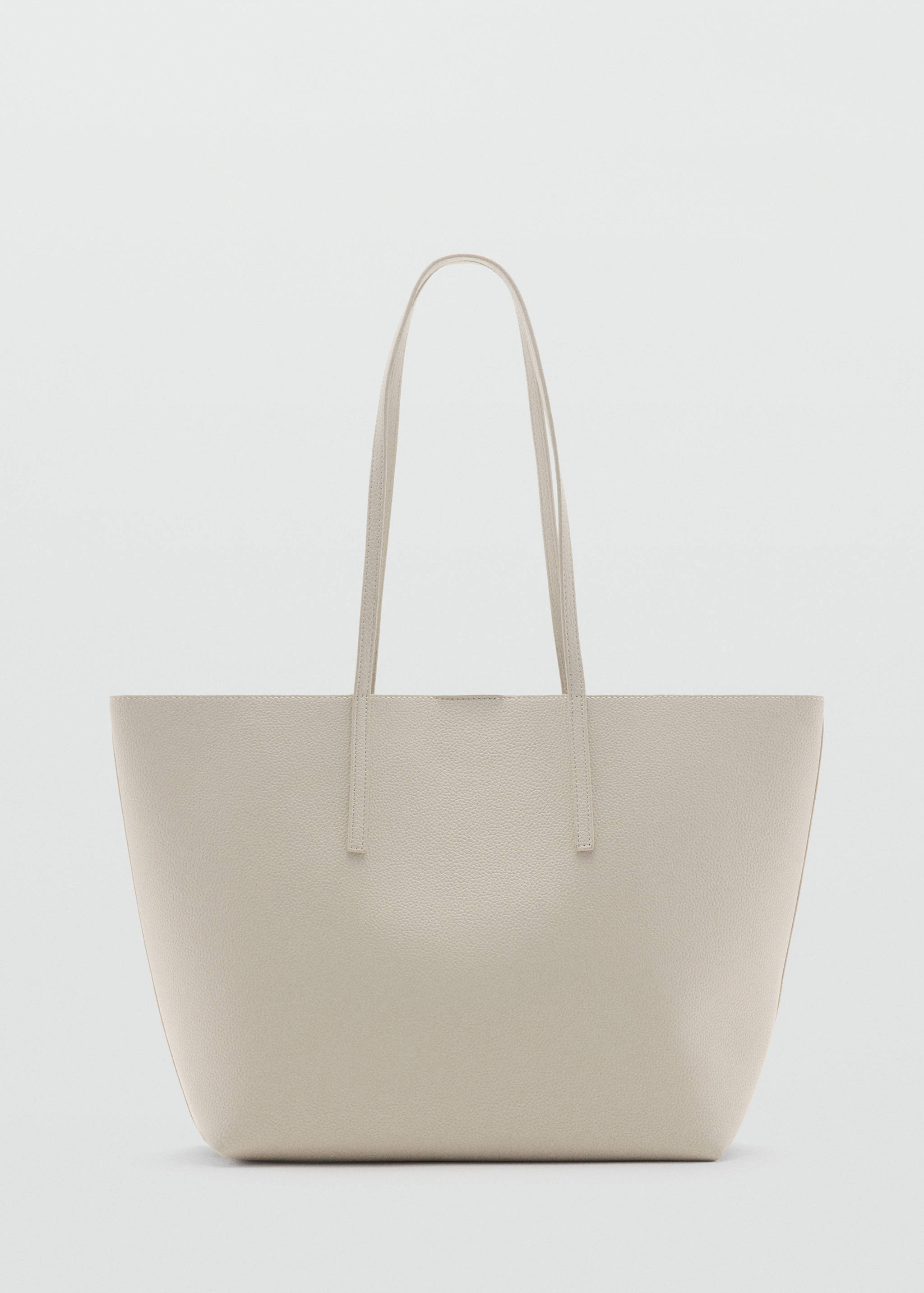 Sac shopper effet grainé - Article sans modèle