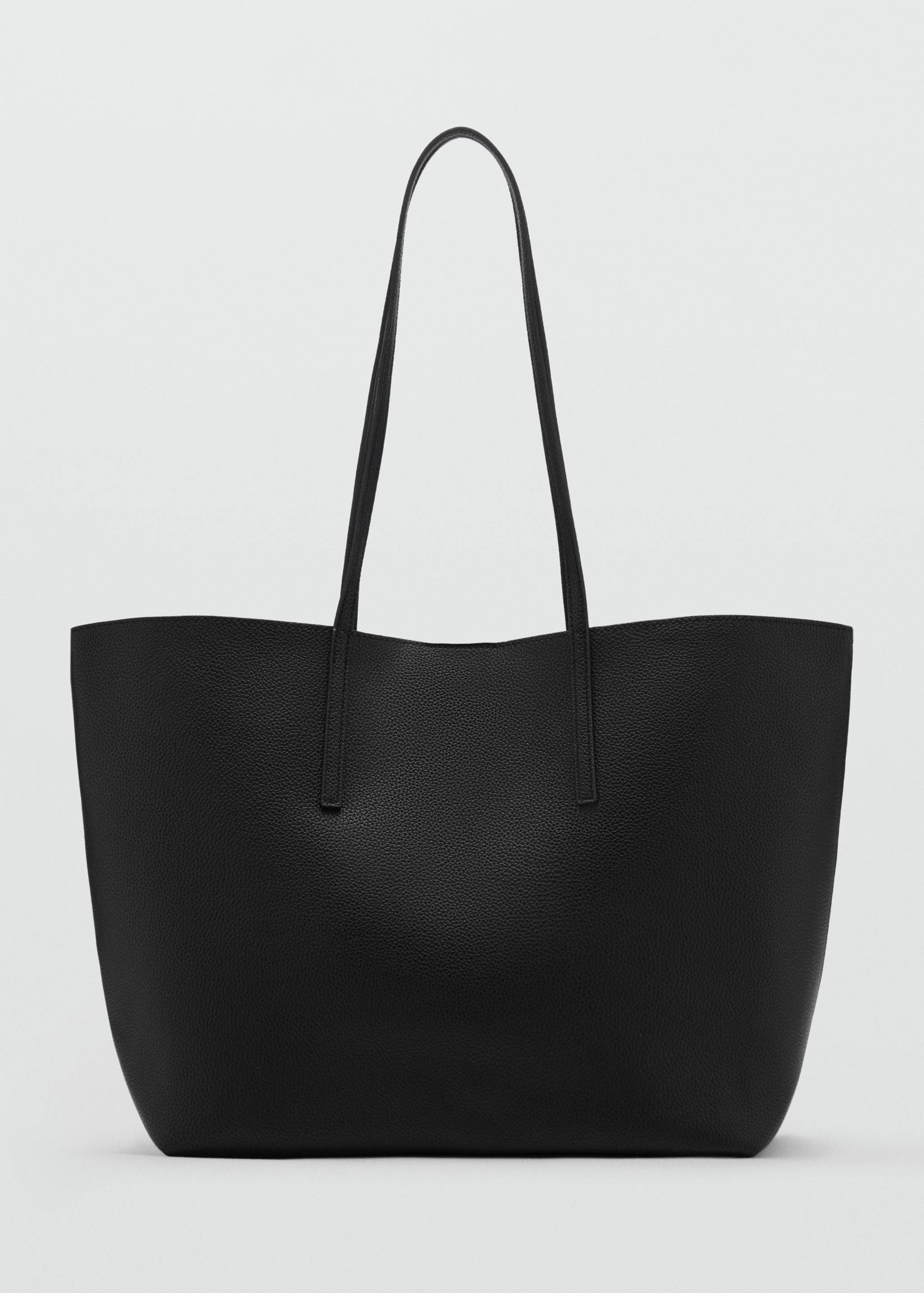 Sac shopper effet grainé - Article sans modèle