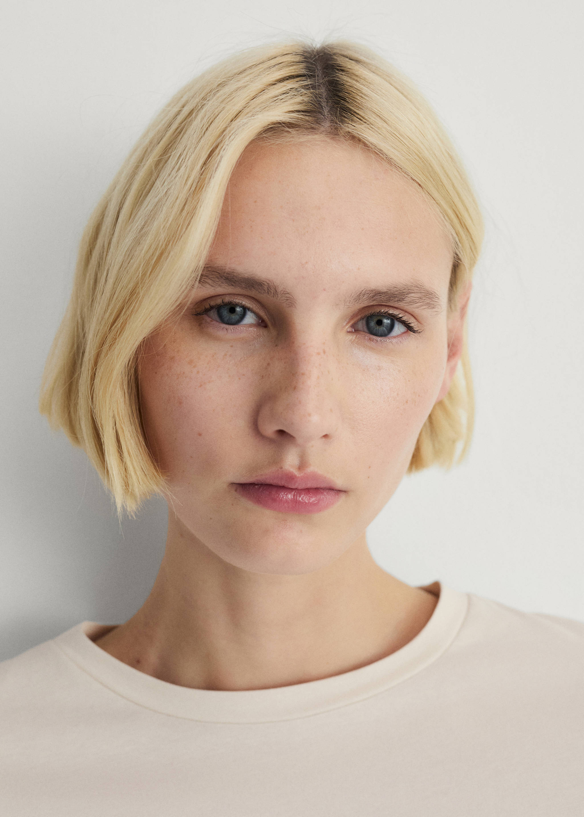 Two-piece plain cotton pyjama set - Details of the article 4