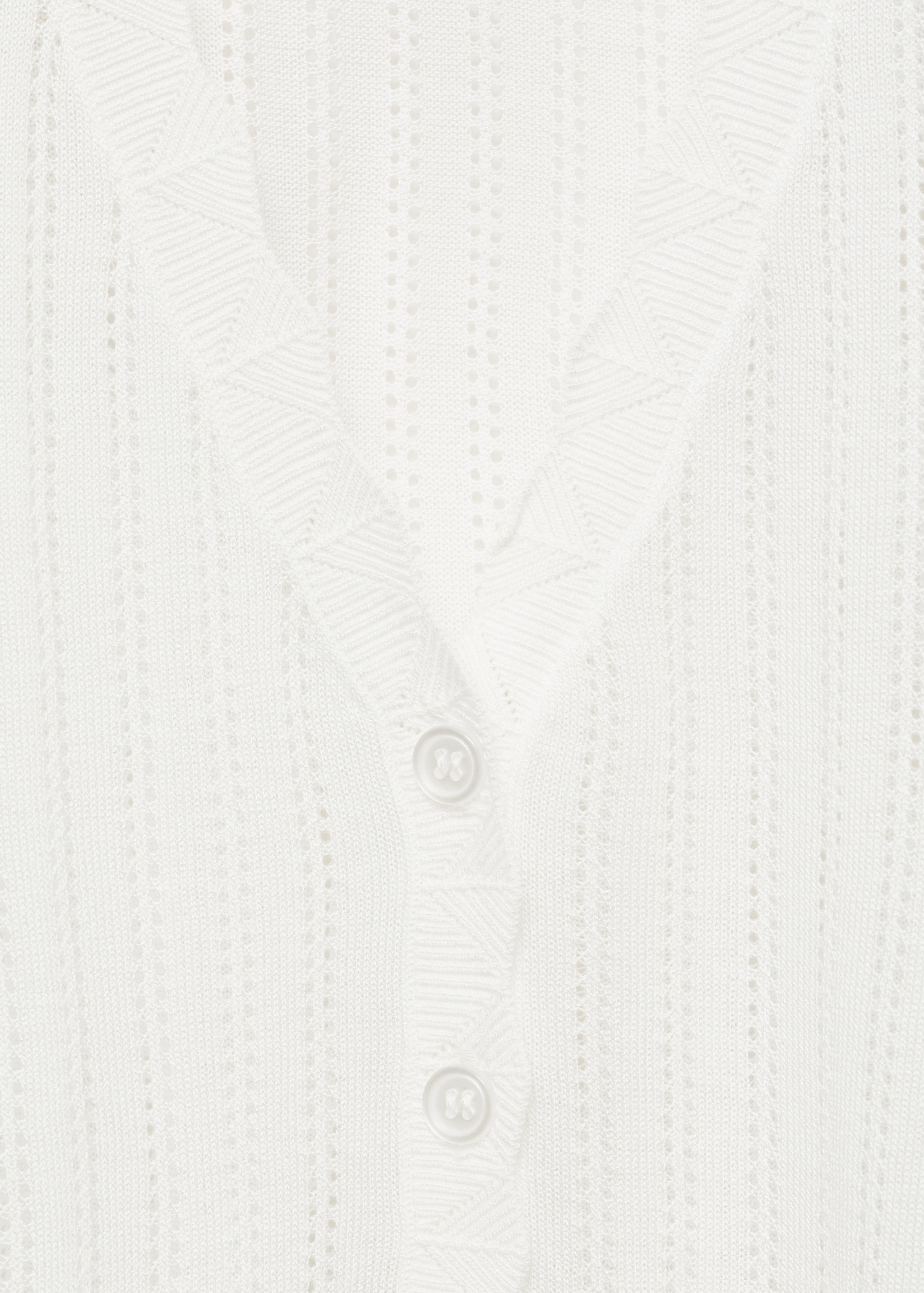 Pajama cardigan with lace detail - Details of the article 8