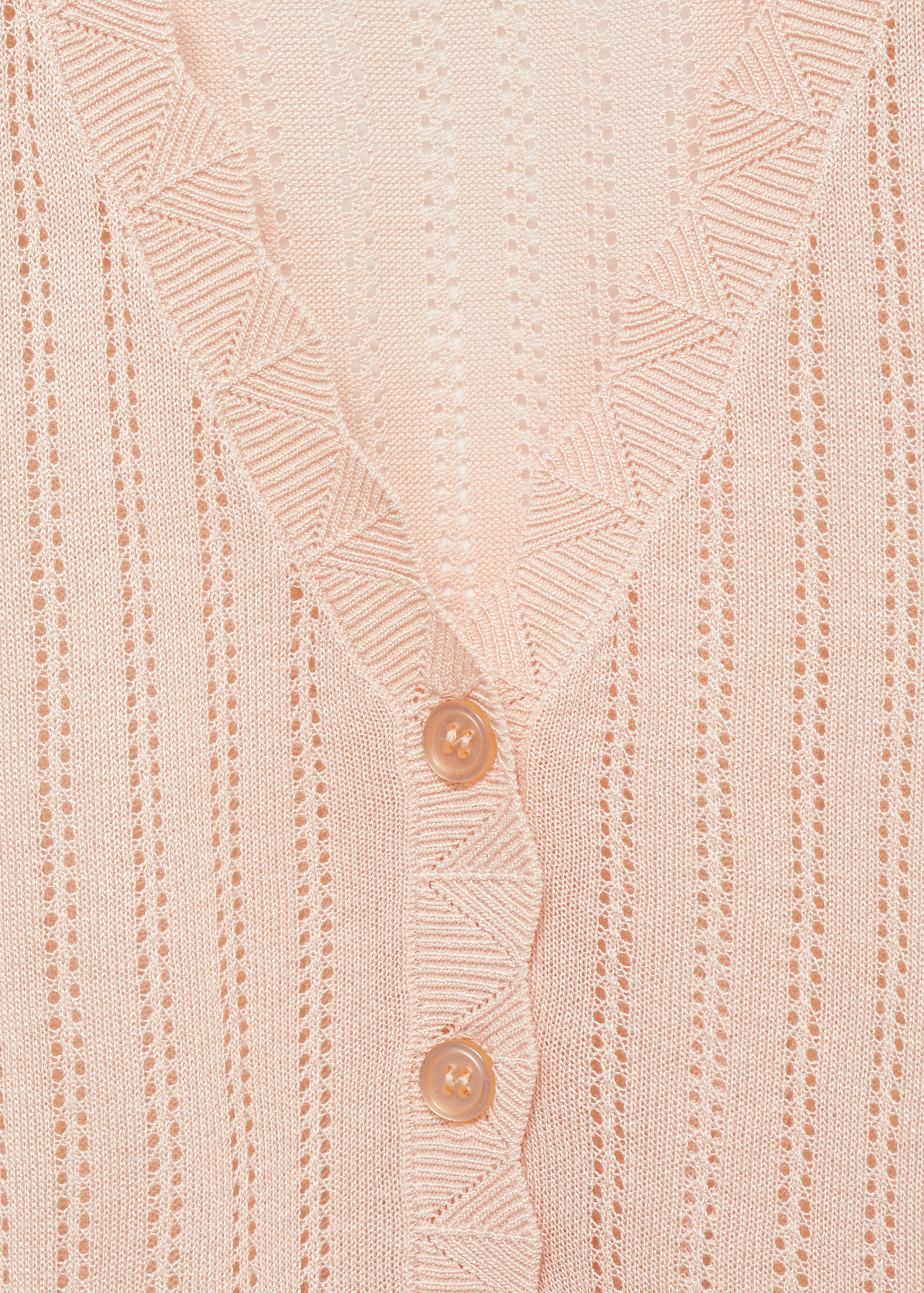 Pajama cardigan with lace detail - Details of the article 8