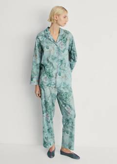 Tropical-print pyjama shirt — Green 2