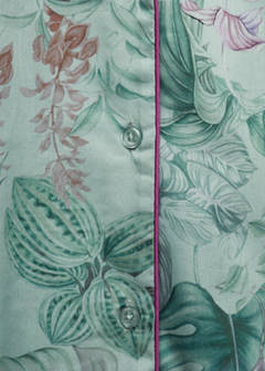 Tropical-print pyjama shirt — Green 8