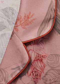 Tropical-print pyjama shirt — Medium Pink 15
