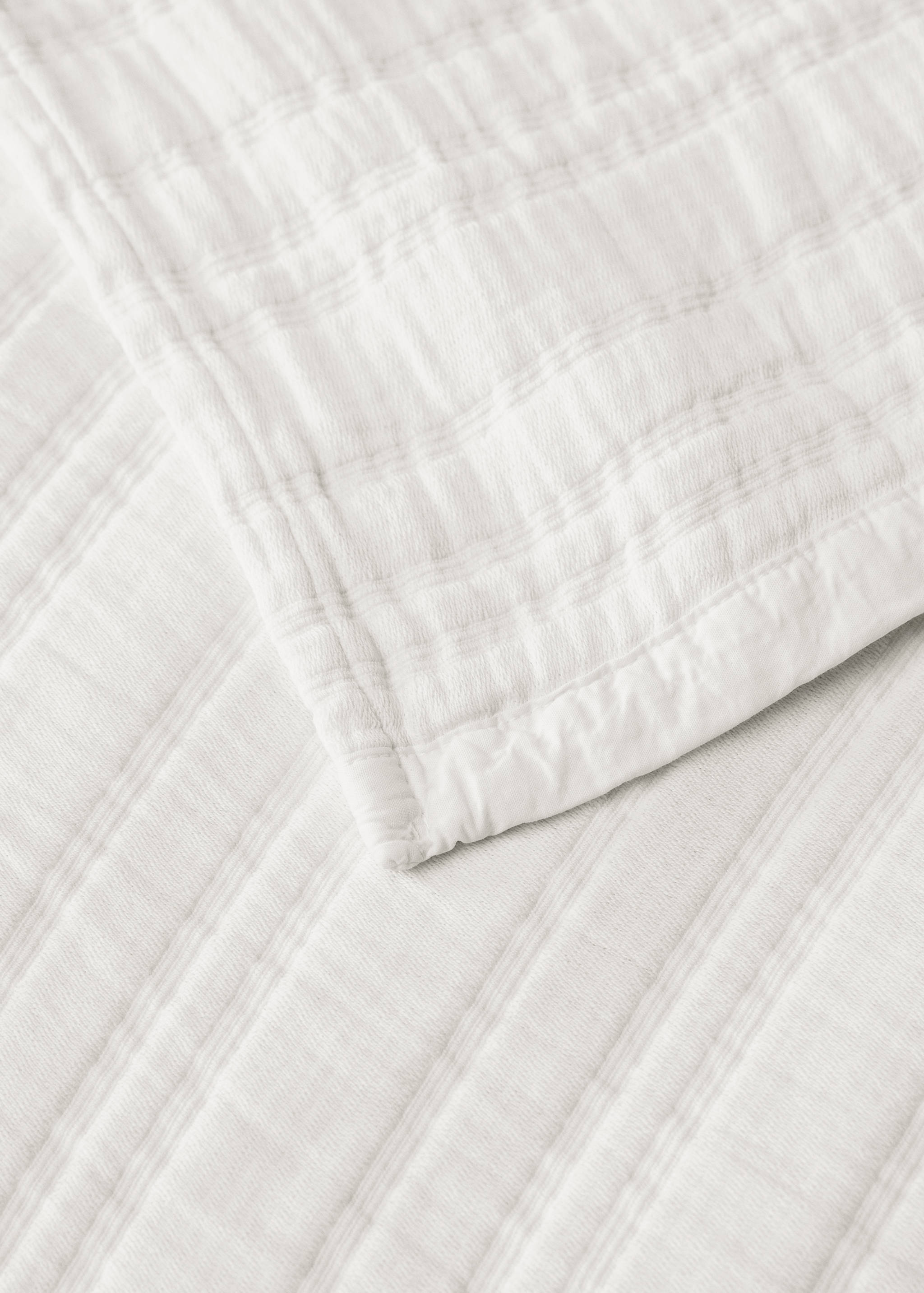 Couvre-lit coton jacquard géométrique lit 90/105 cm - Détail de l'article 1