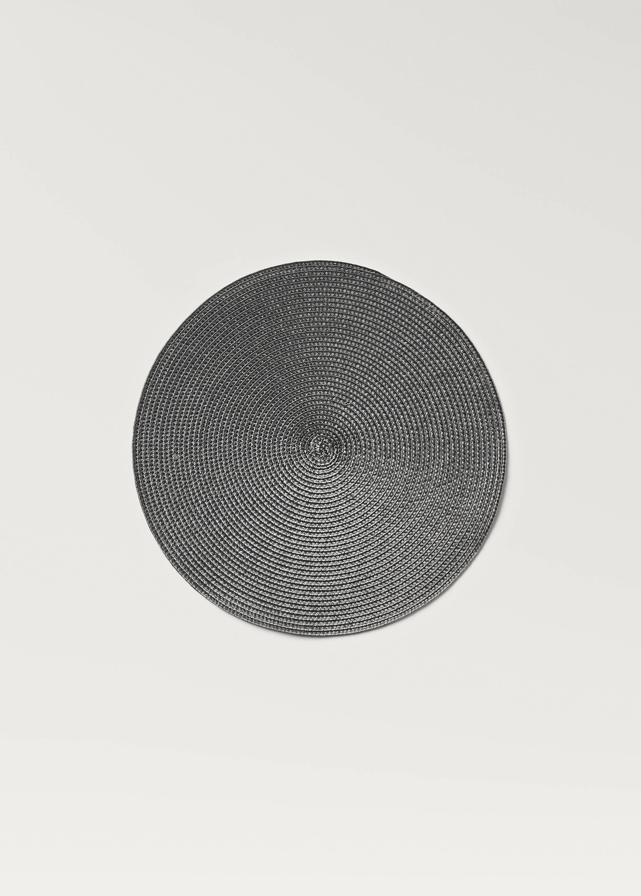 Getextureerde ronde placemats met reliëf - Artikel zonder model