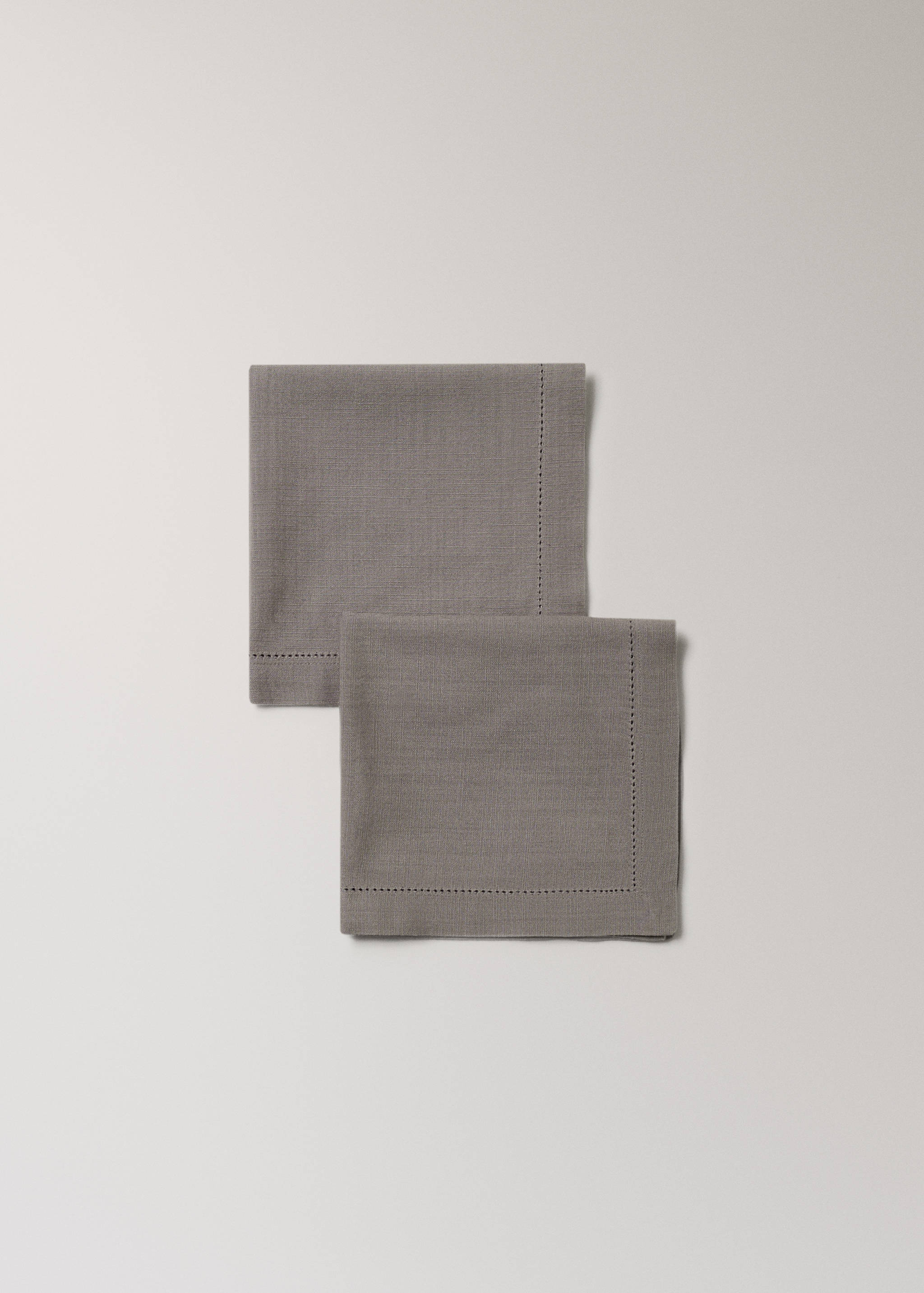 Serviettes de table coton ajourées - Détail de l'article 1