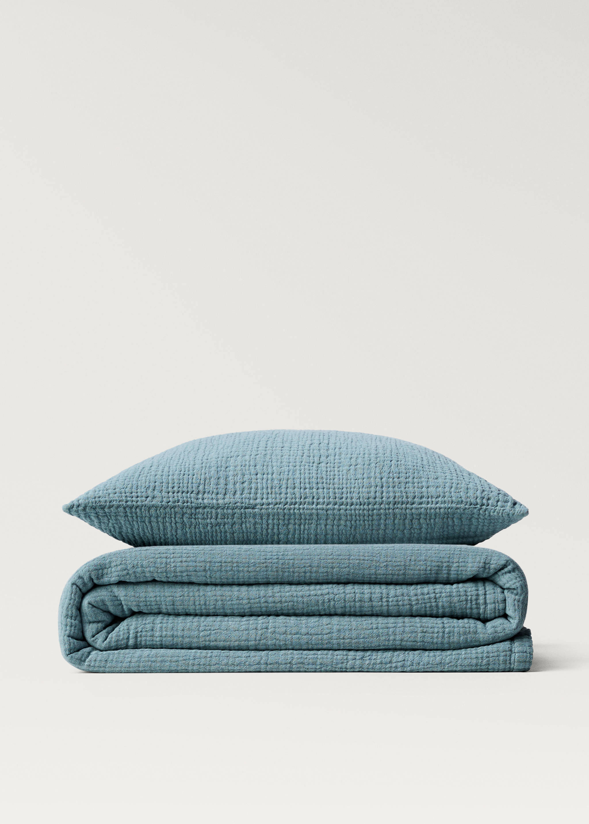 Cotton gauze cushion cover 50x50 cm - Details of the article 4