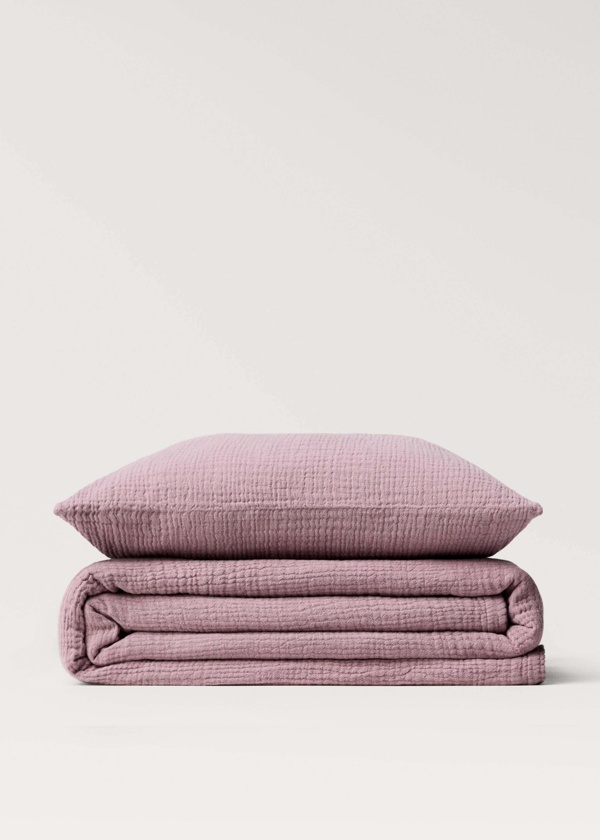 Husă de pernă din muselină de bumbac, 50x50 cm - Detaliu al articolului 4