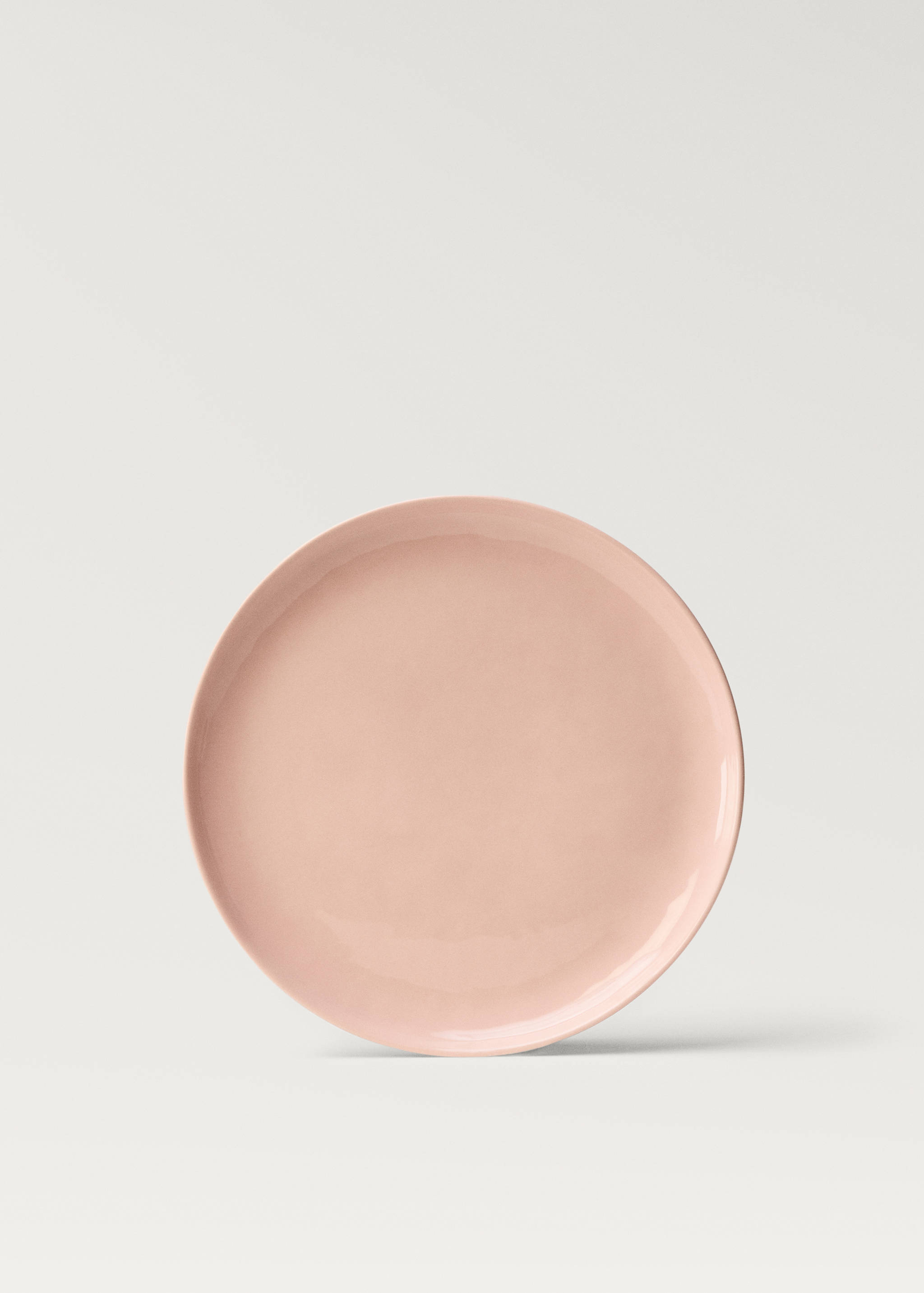 Flat tallrik i stengods med enkel design - Artikel utan modell