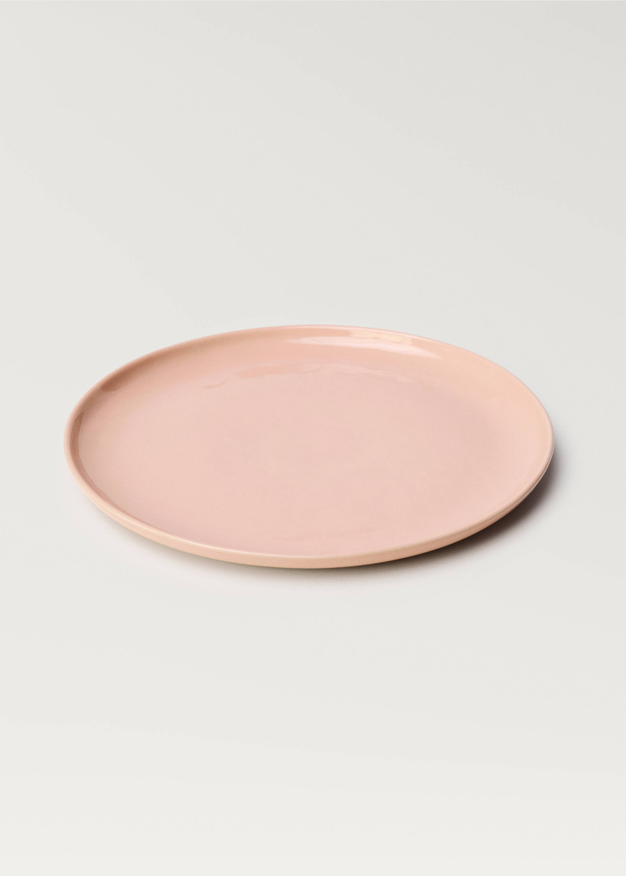 Flat tallrik i stengods med enkel design - Detaljer om artikeln 1