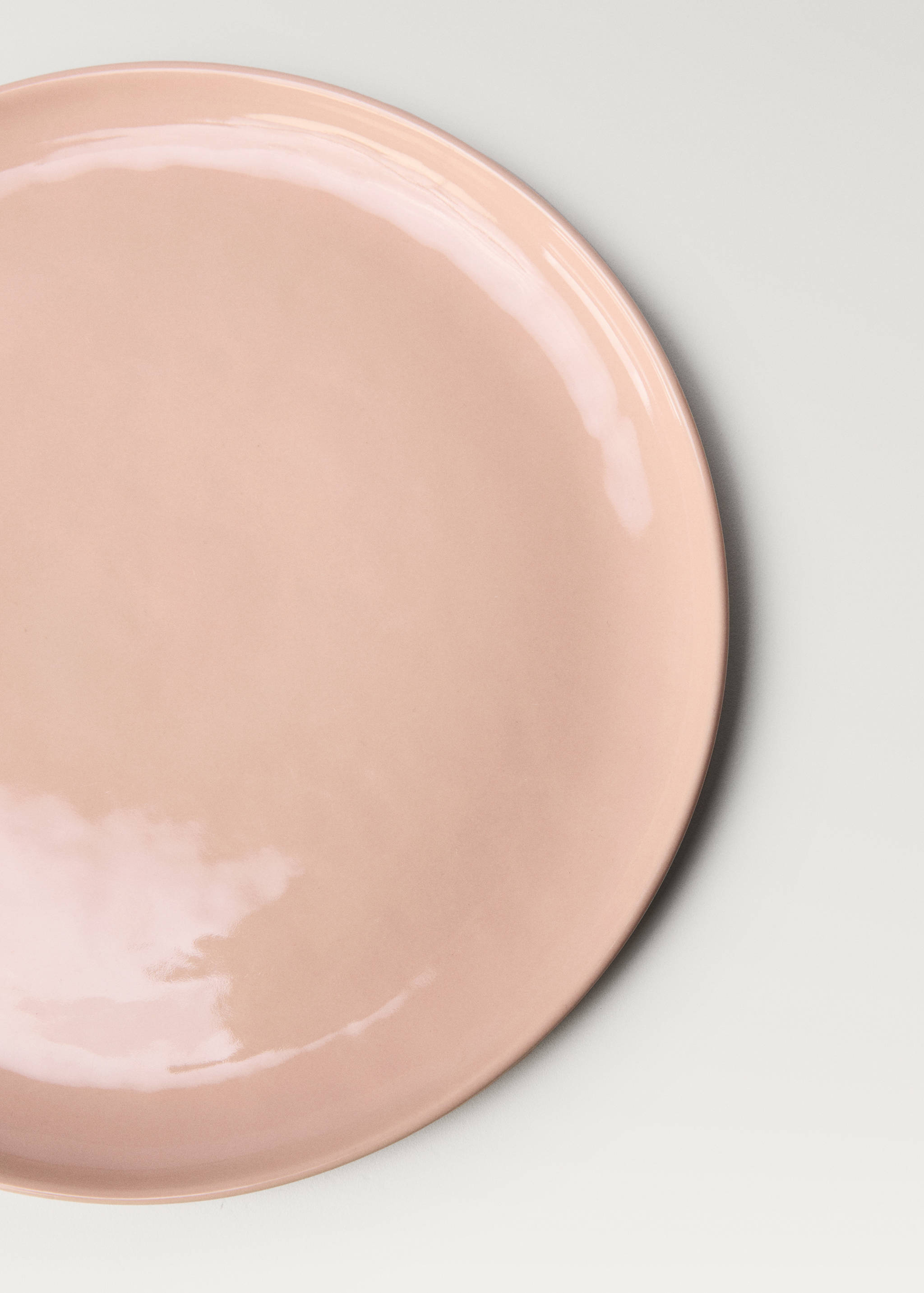 Flat tallrik i stengods med enkel design - Detaljer om artikeln 3