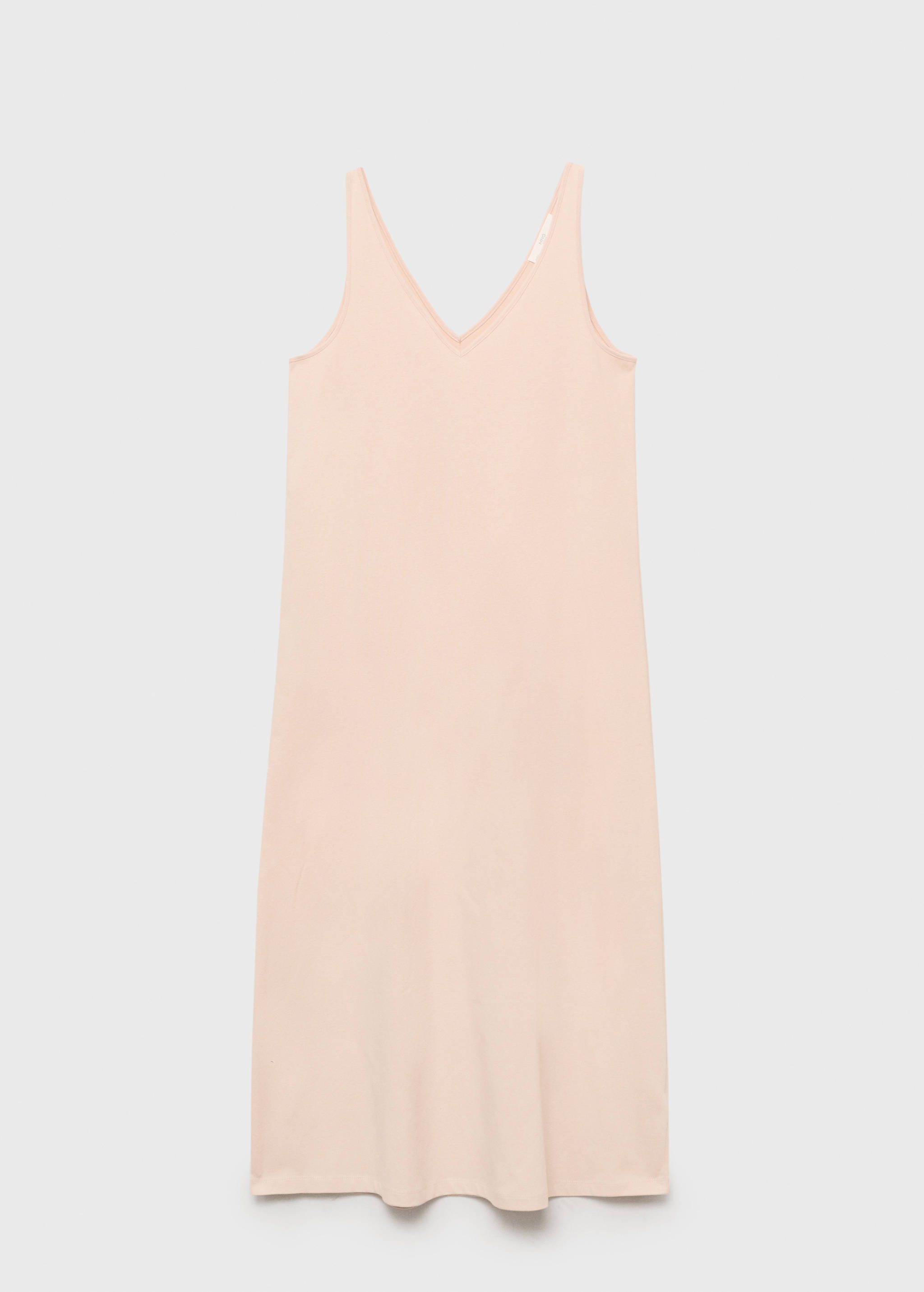 Cotton dress with soft finish - Article without model