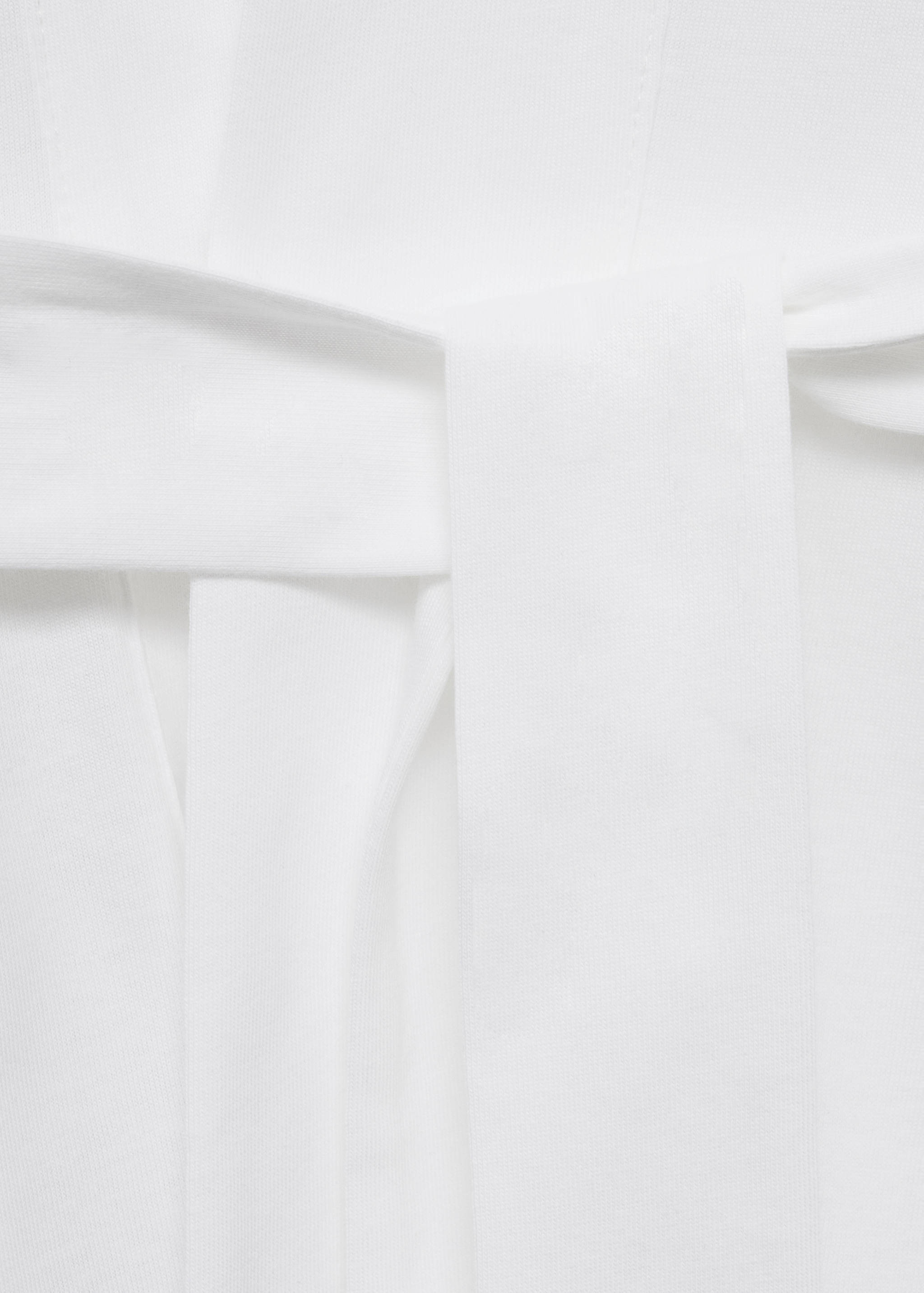 Robe de chambre coton détails dentelle - Détail de l'article 8