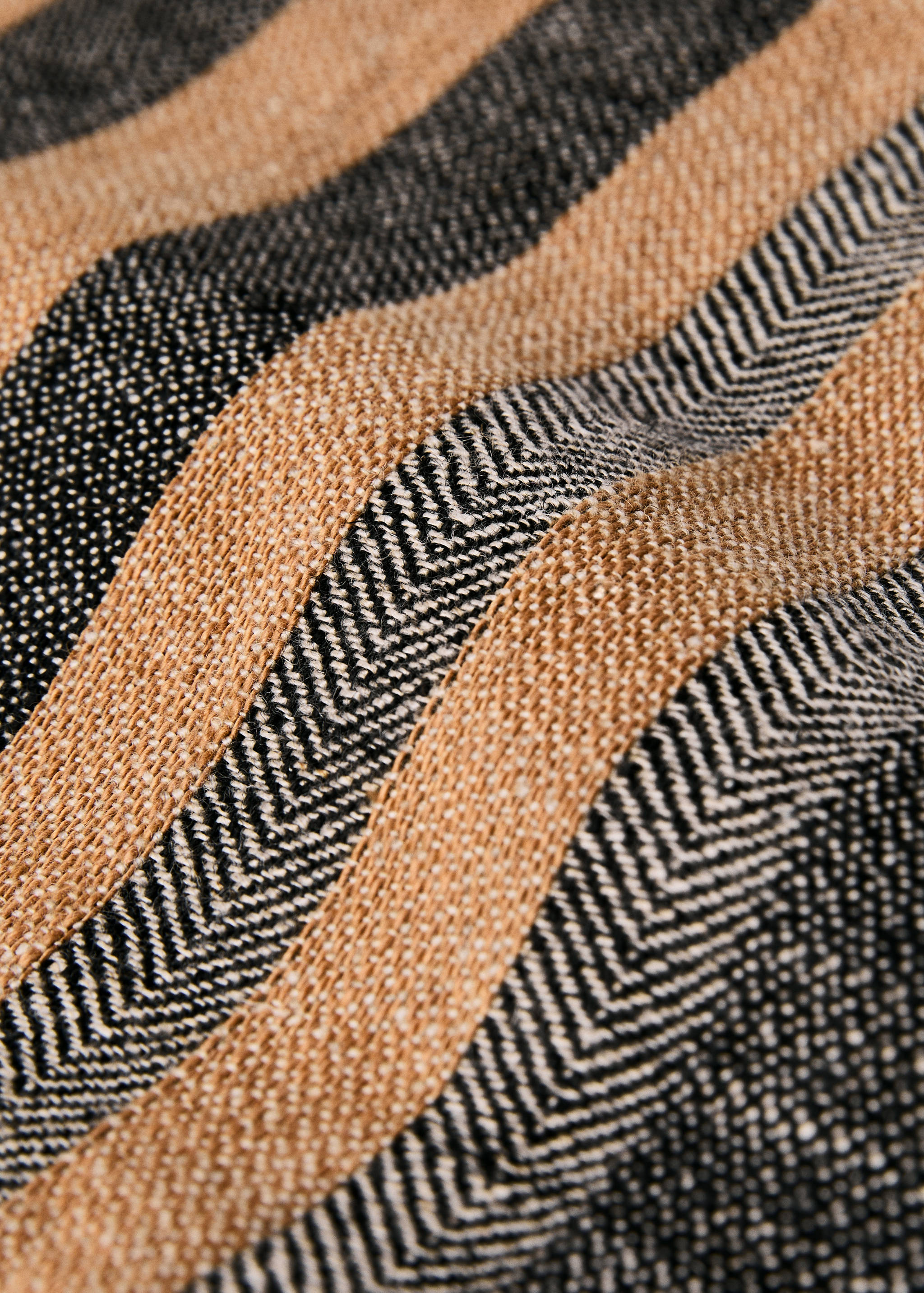 Couverture en lin à motif rayé - Détail de l'article 2