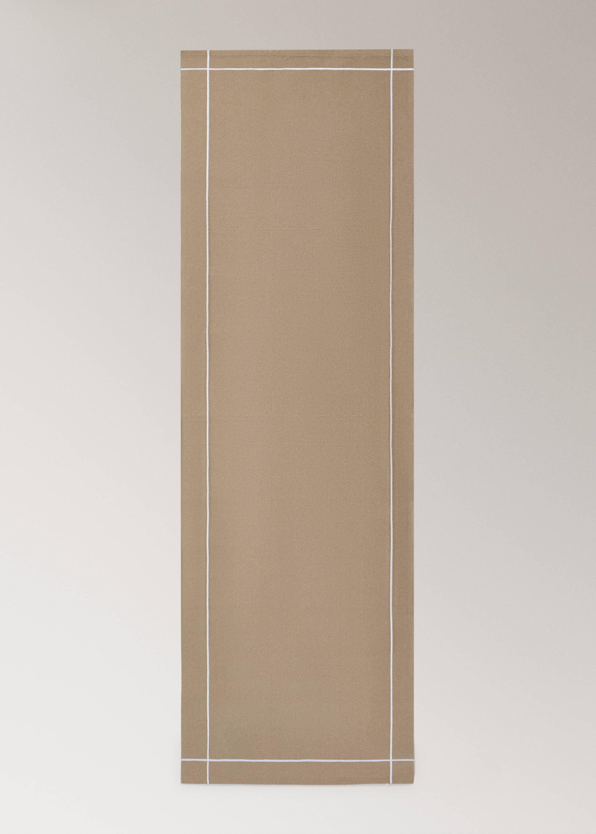 Τραβέρσα τραπεζιού από βαμβάκι με κεντητό φεστόνι - Λεπτομέρεια του προϊόντος 2