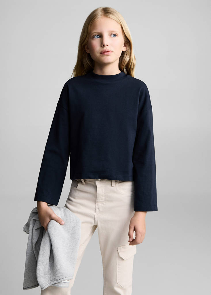 Flared cargo jeans — Sand
