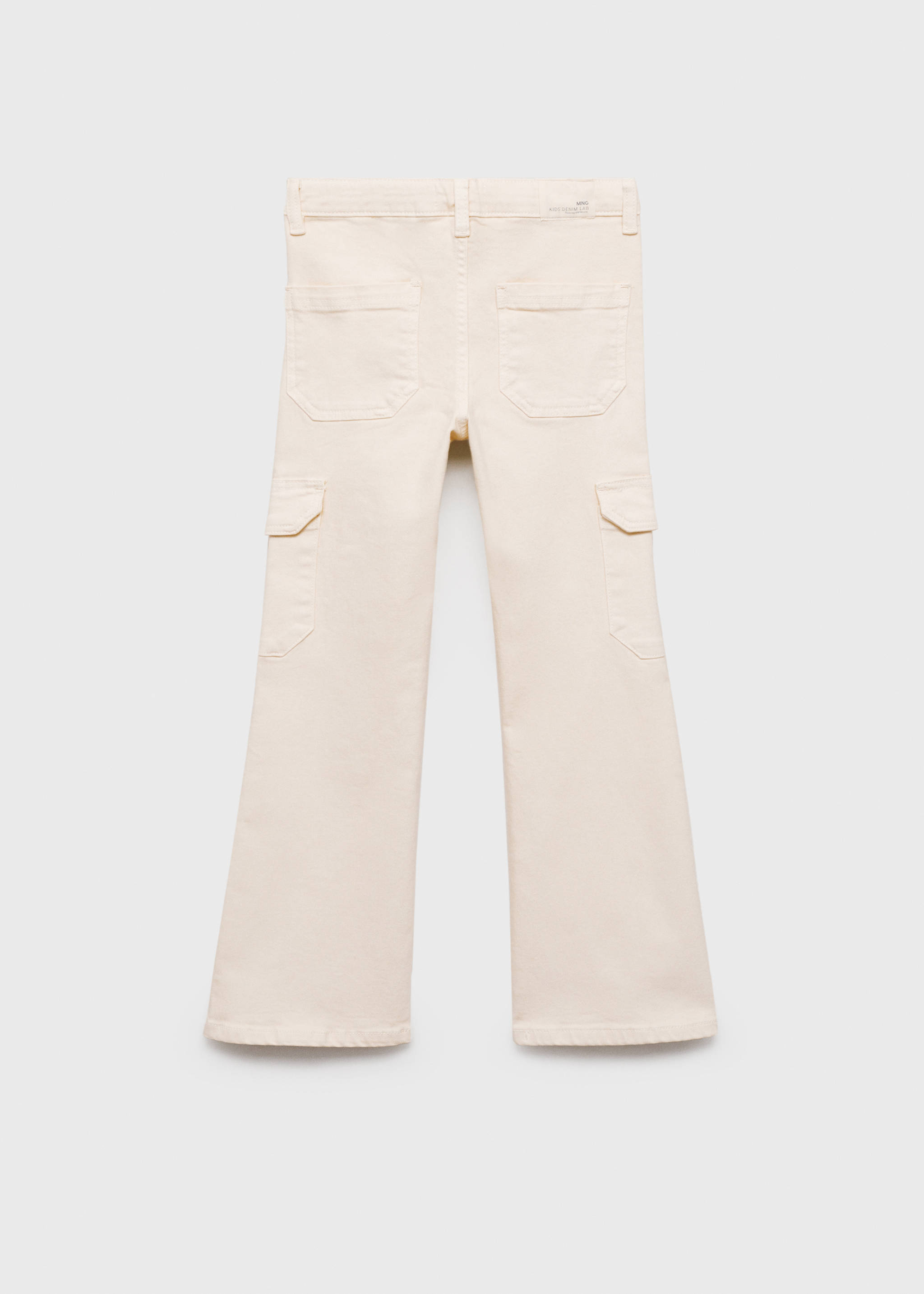 Flared cargo jeans - Reverse of the article