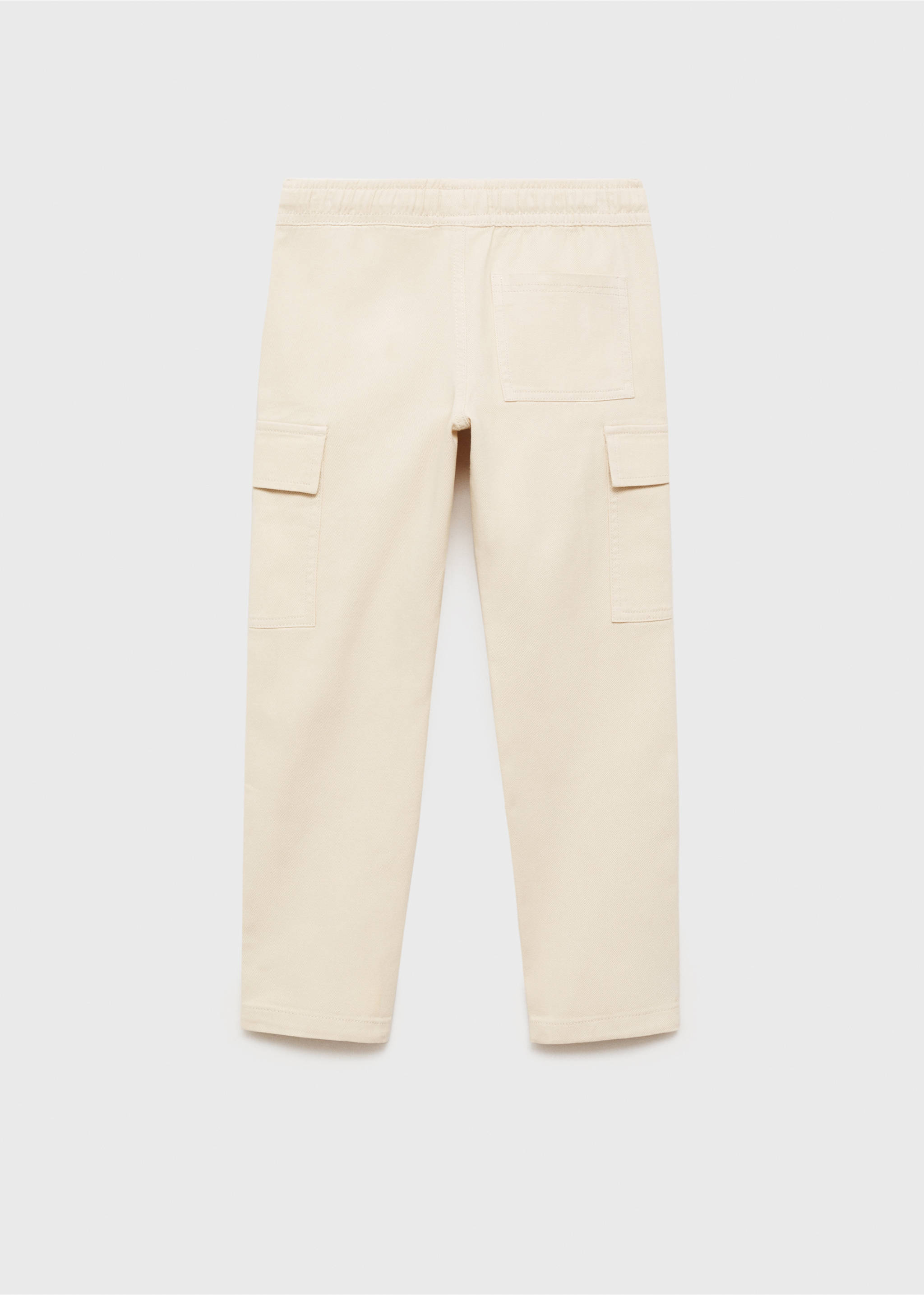 Pantalón recto cargo - Reverso del artículo, Arena. Ref: 87083272-00.