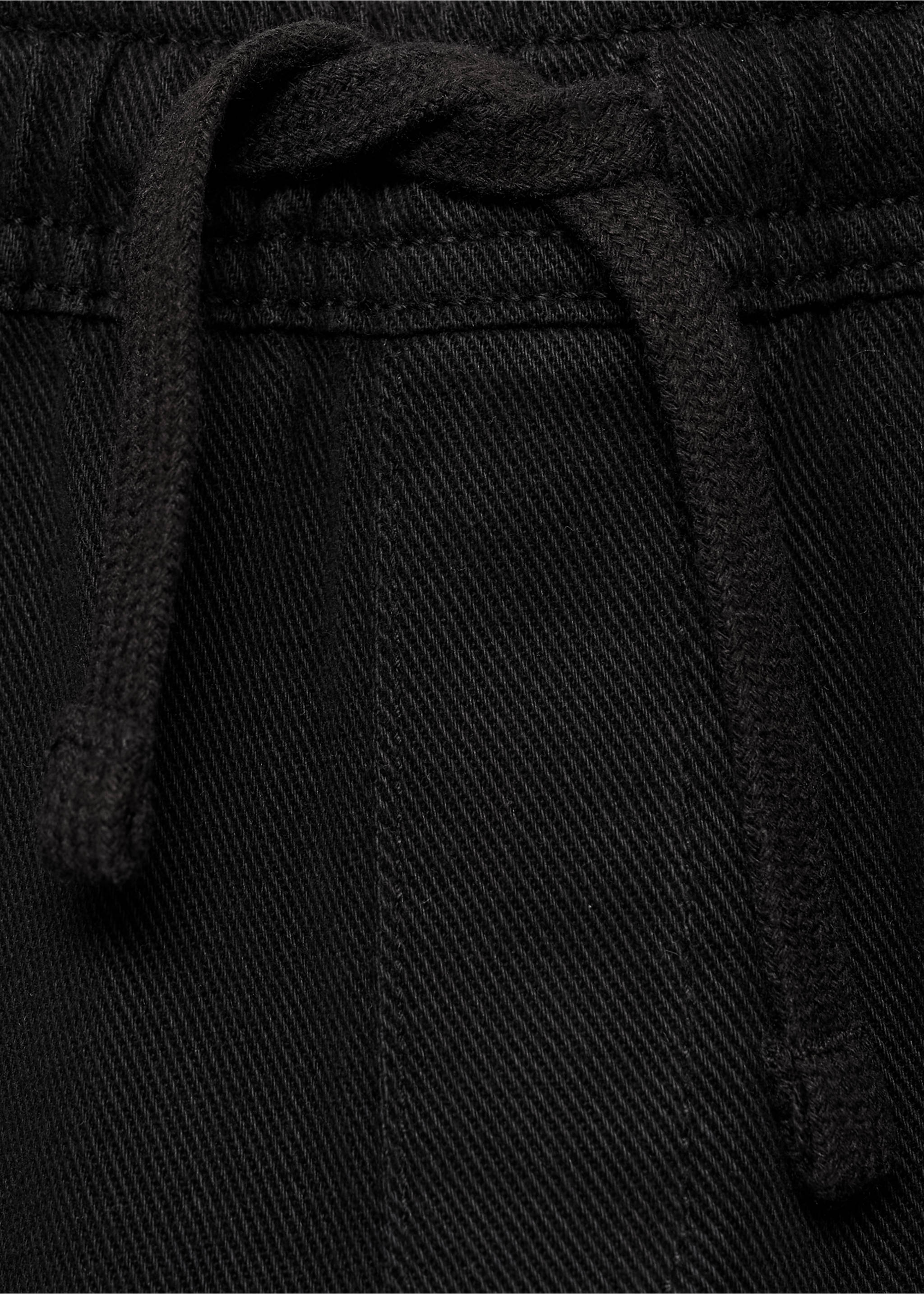 Pantalón recto cargo - Detalle del artículo 8, Negro. Ref: 87083272-00.
