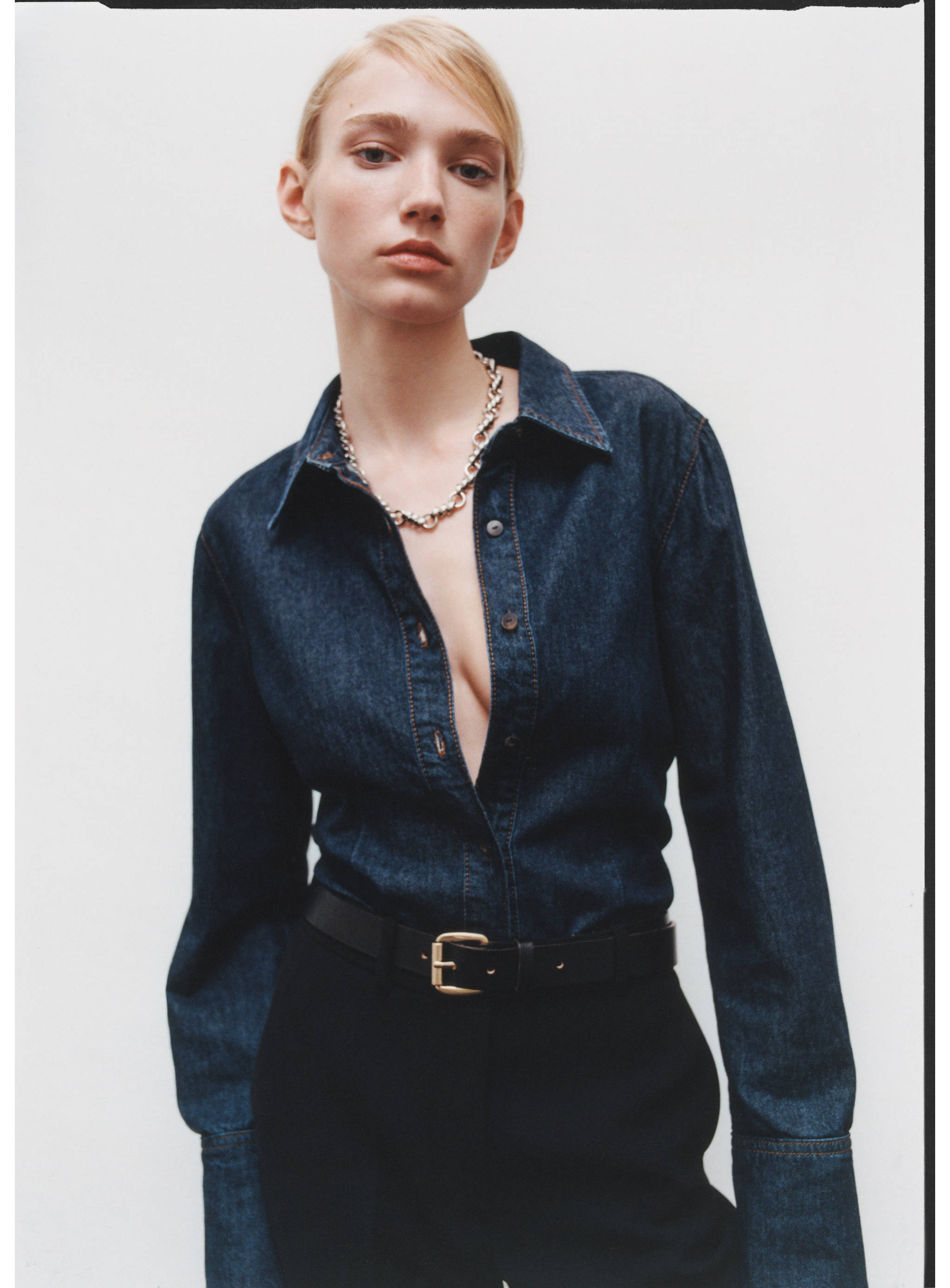 Chemise en jean rinse wash - Détail de l'article 6