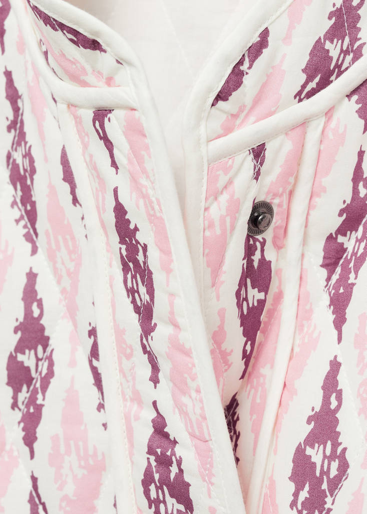Quilted cotton jacket — Pastel Pink