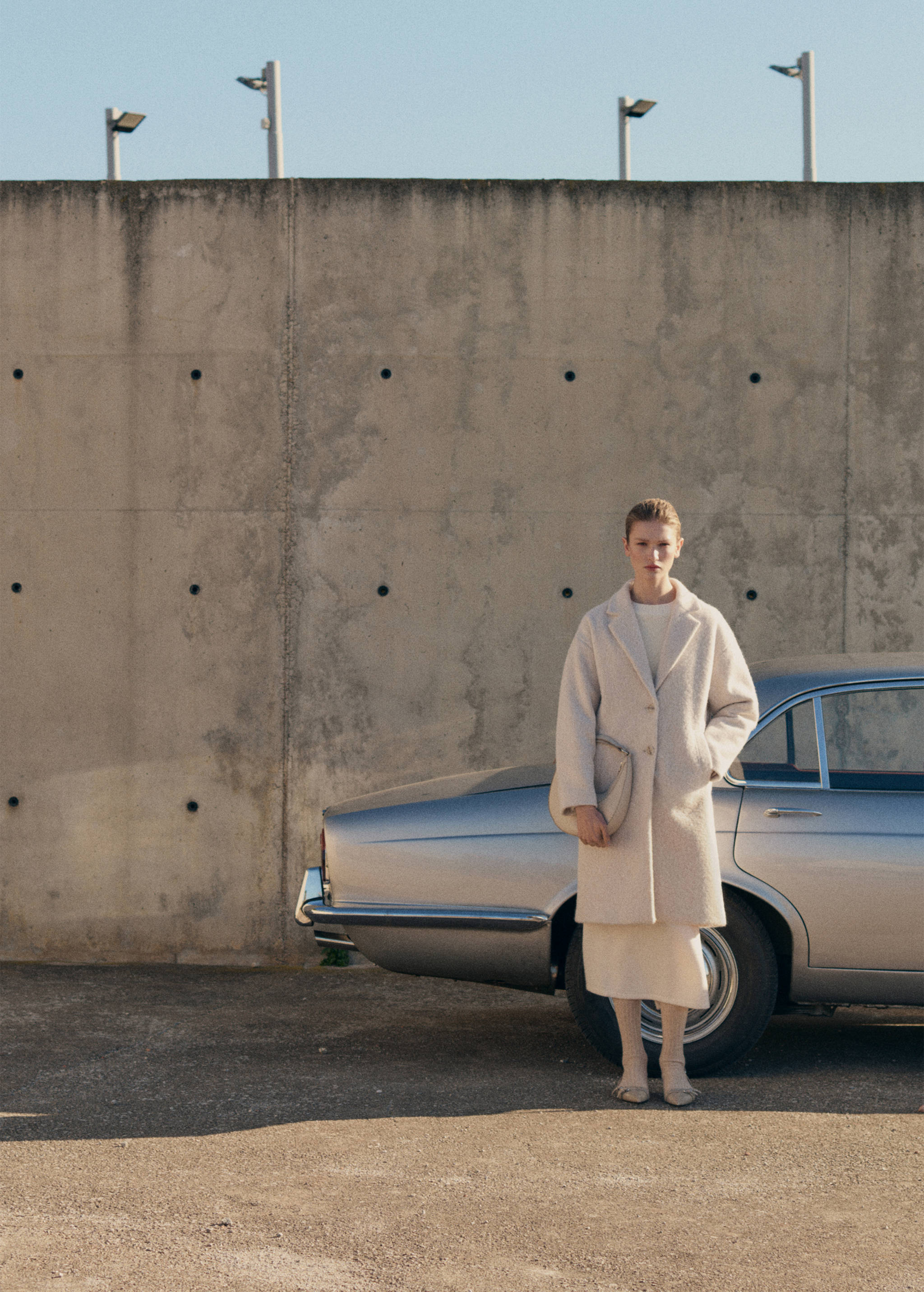 Oversized bouclé long coat - Details of the article 6