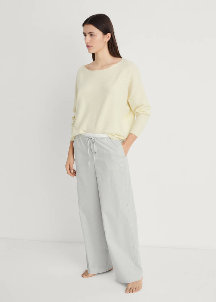 Oversize knit sweater — Vanilla