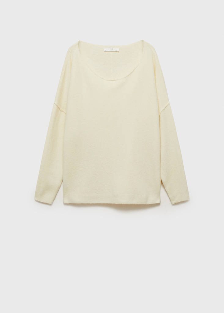 Oversize knit sweater — Vanilla