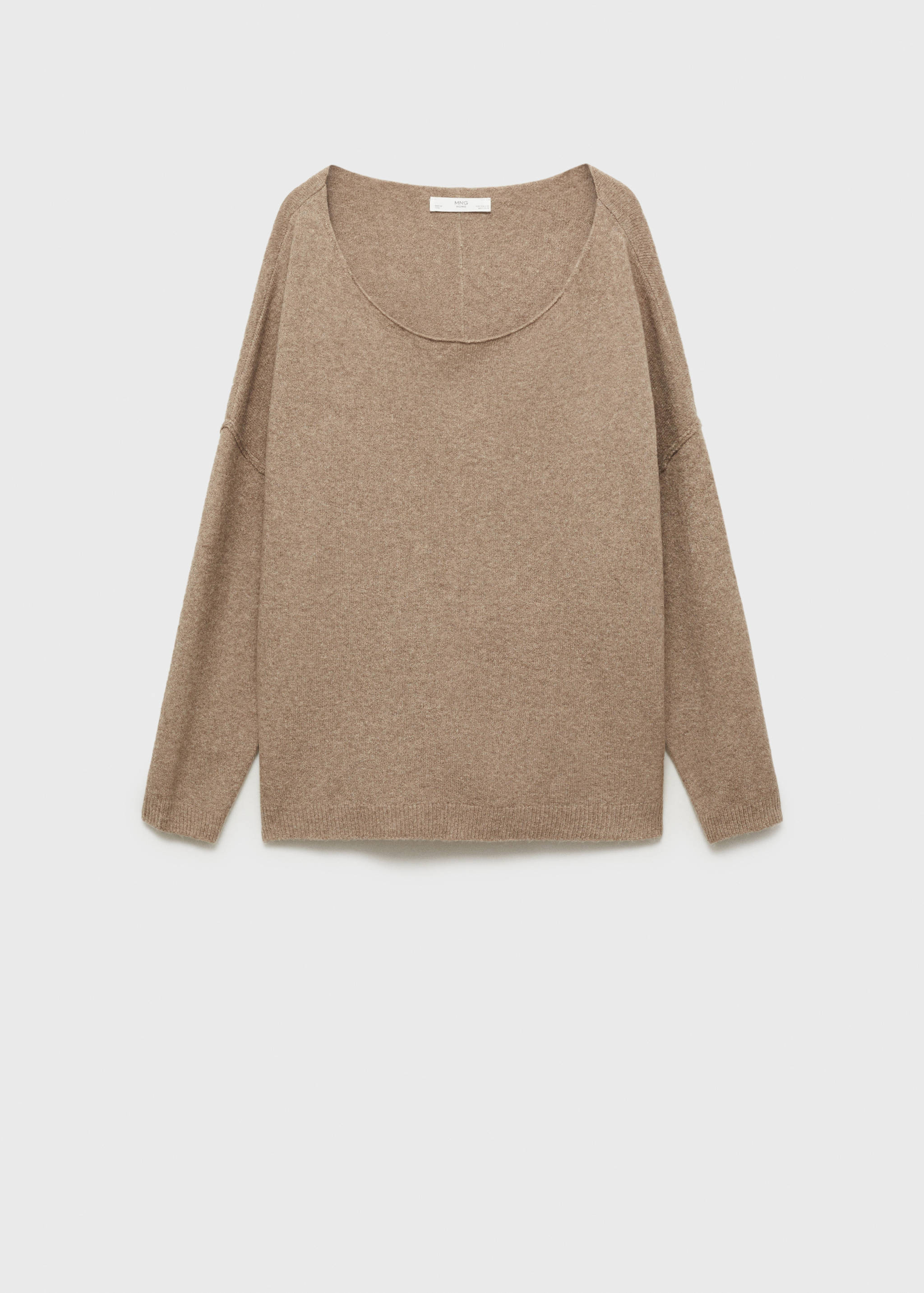 Вязаный джемпер оверсайз - Изделие без модели