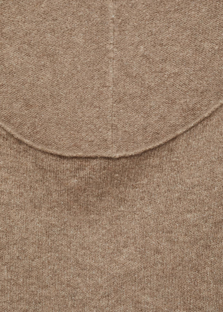 Oversize knit sweater — Tobacco Brown
