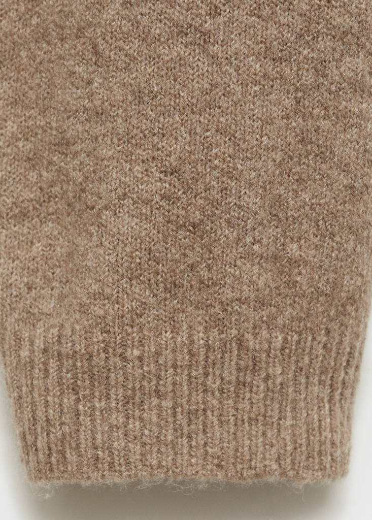 Oversize knit sweater — Tobacco Brown