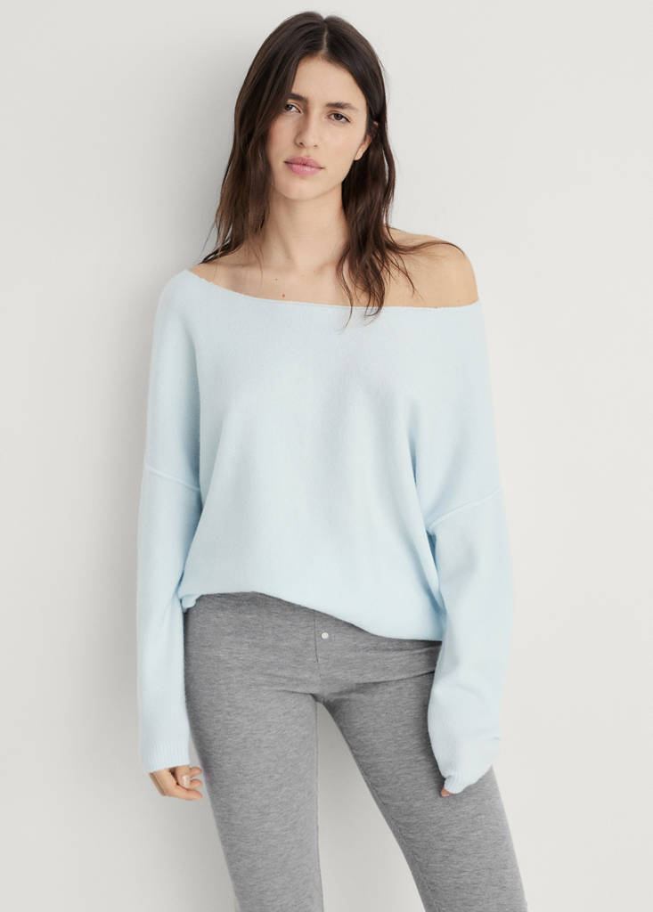 Oversize knit sweater — Pastel Green