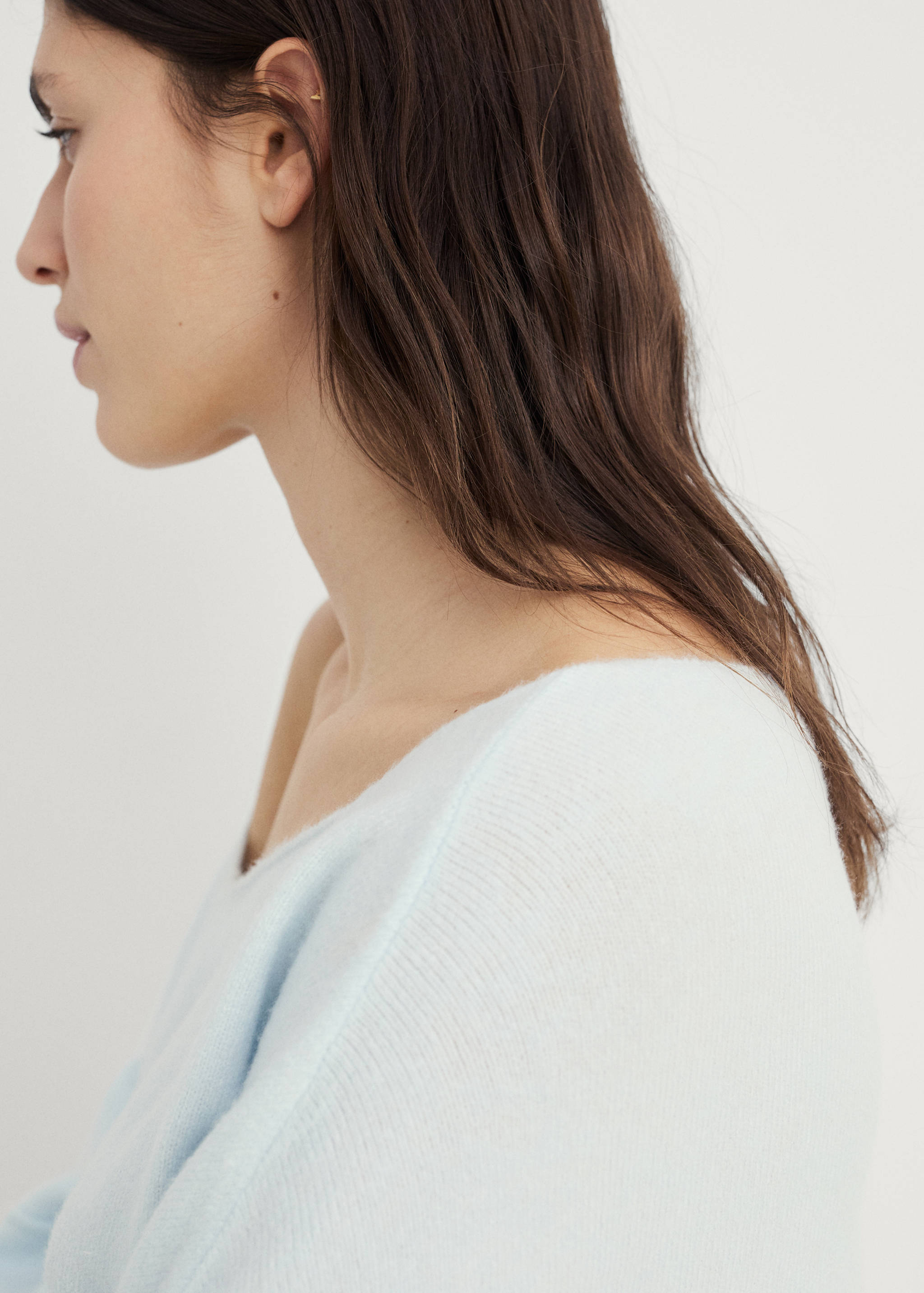 Вязаный джемпер оверсайз - Деталь изделия 1