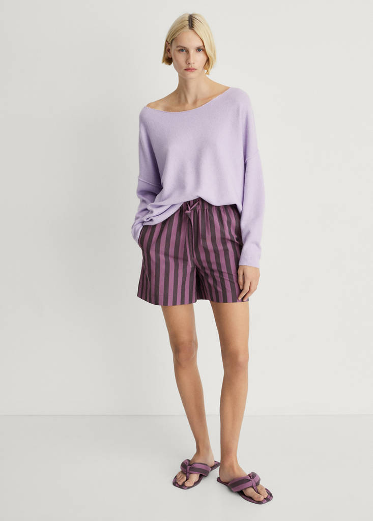 Oversize knit sweater — Lavender