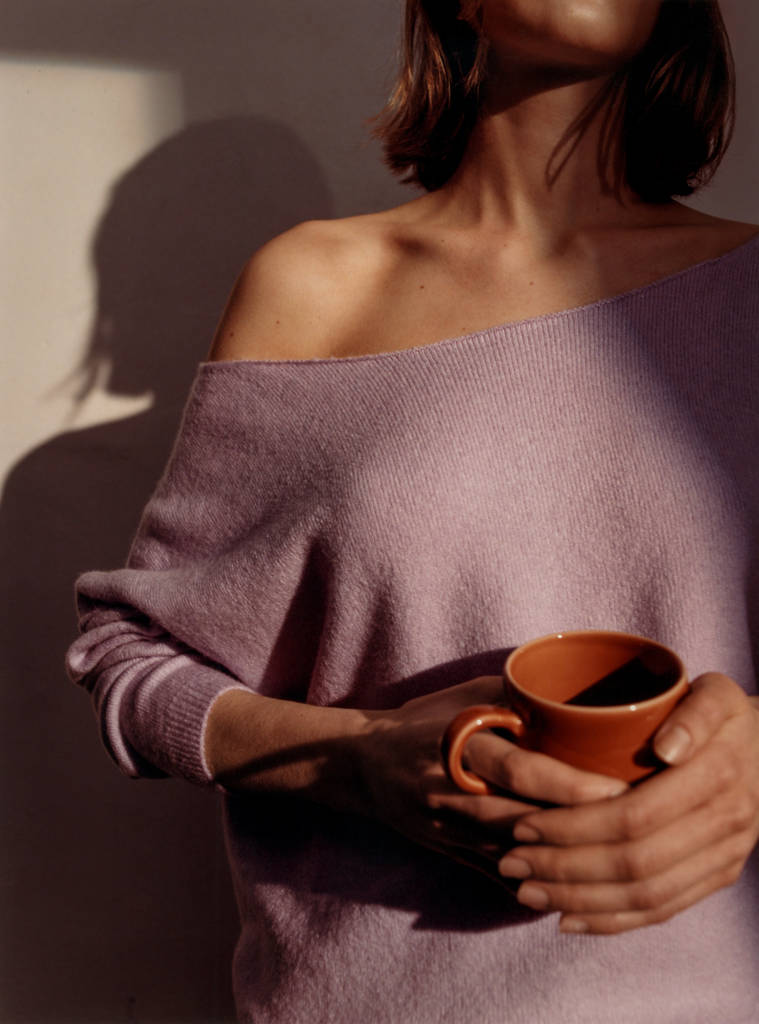 Oversize knit sweater — Lavender