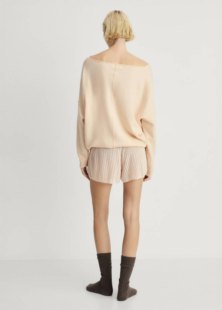 Oversize knit sweater — Light Pink