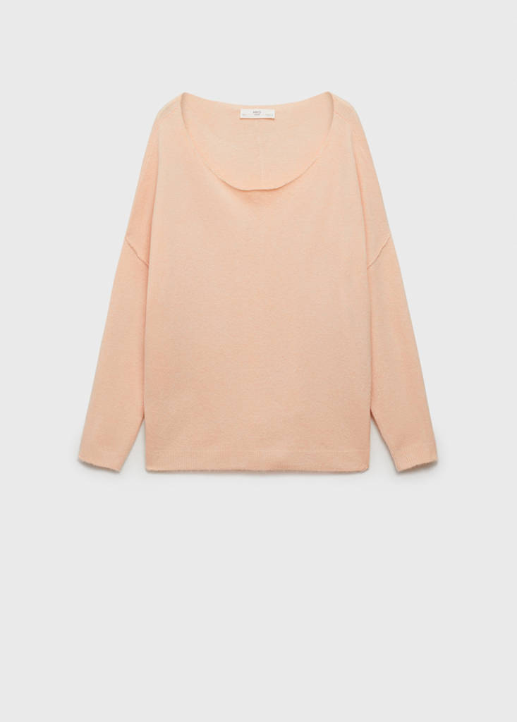 Oversize knit sweater — Light Pink