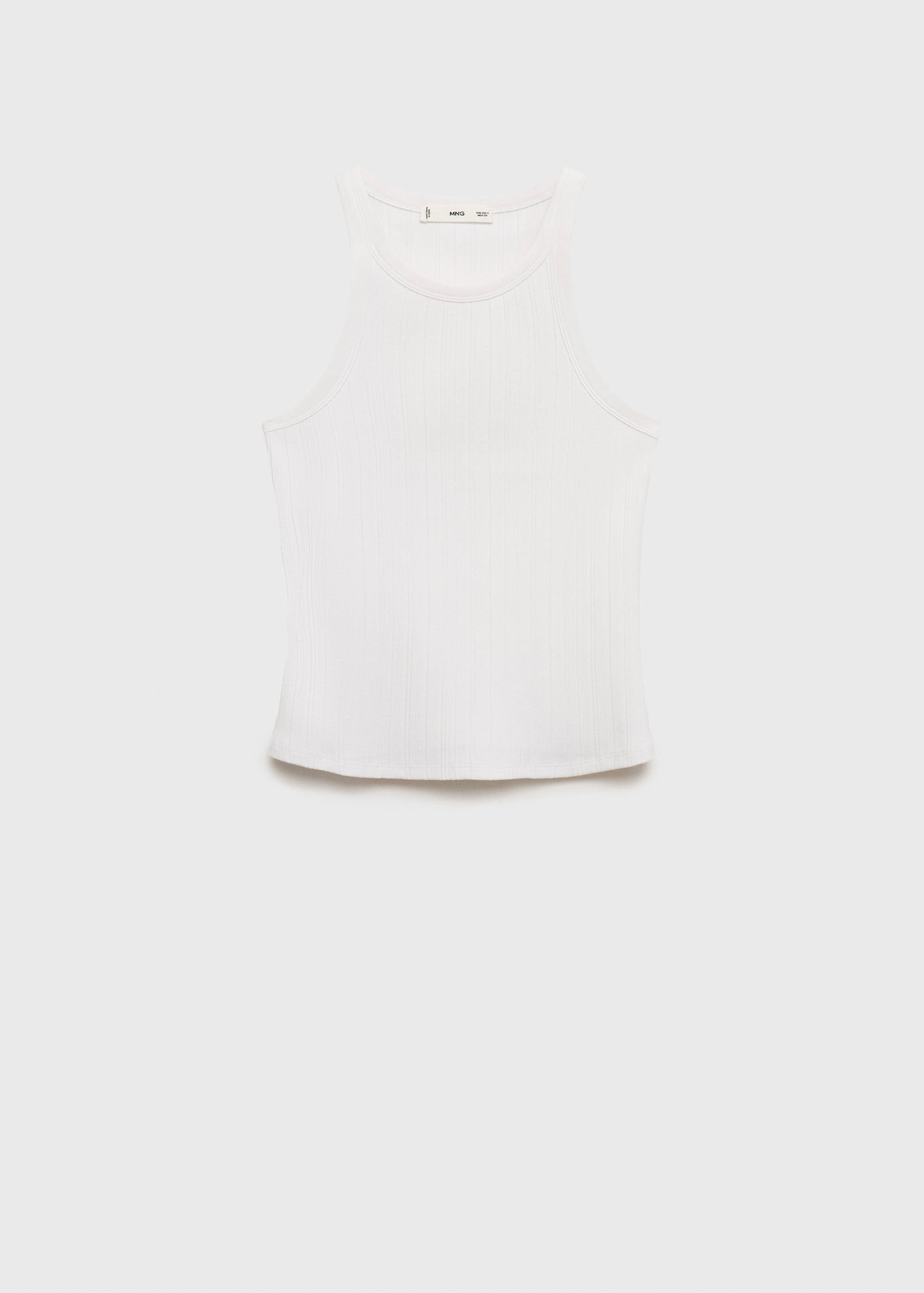 Cotton halter-neck top - Article without model