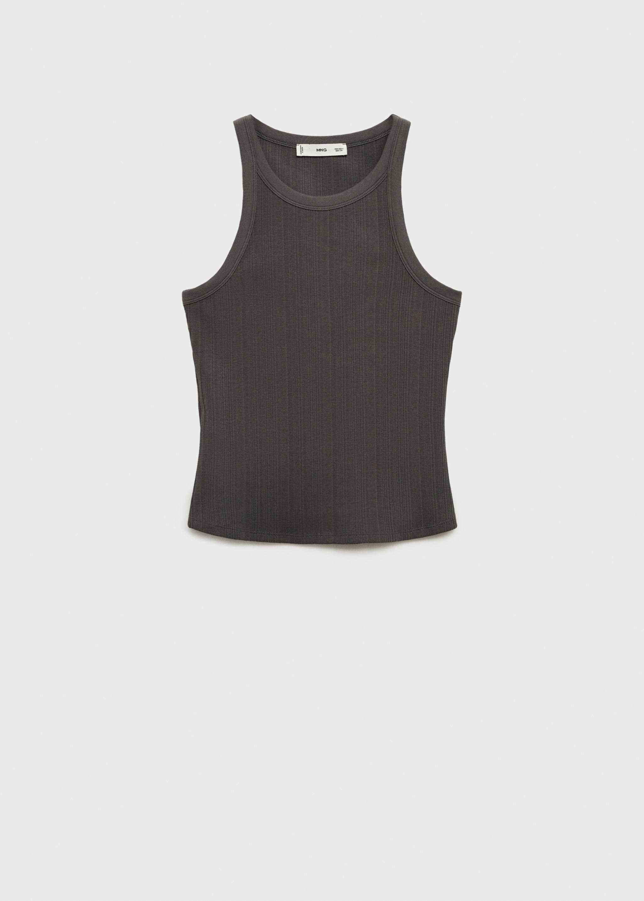 Top halter din bumbac - Articol fără model