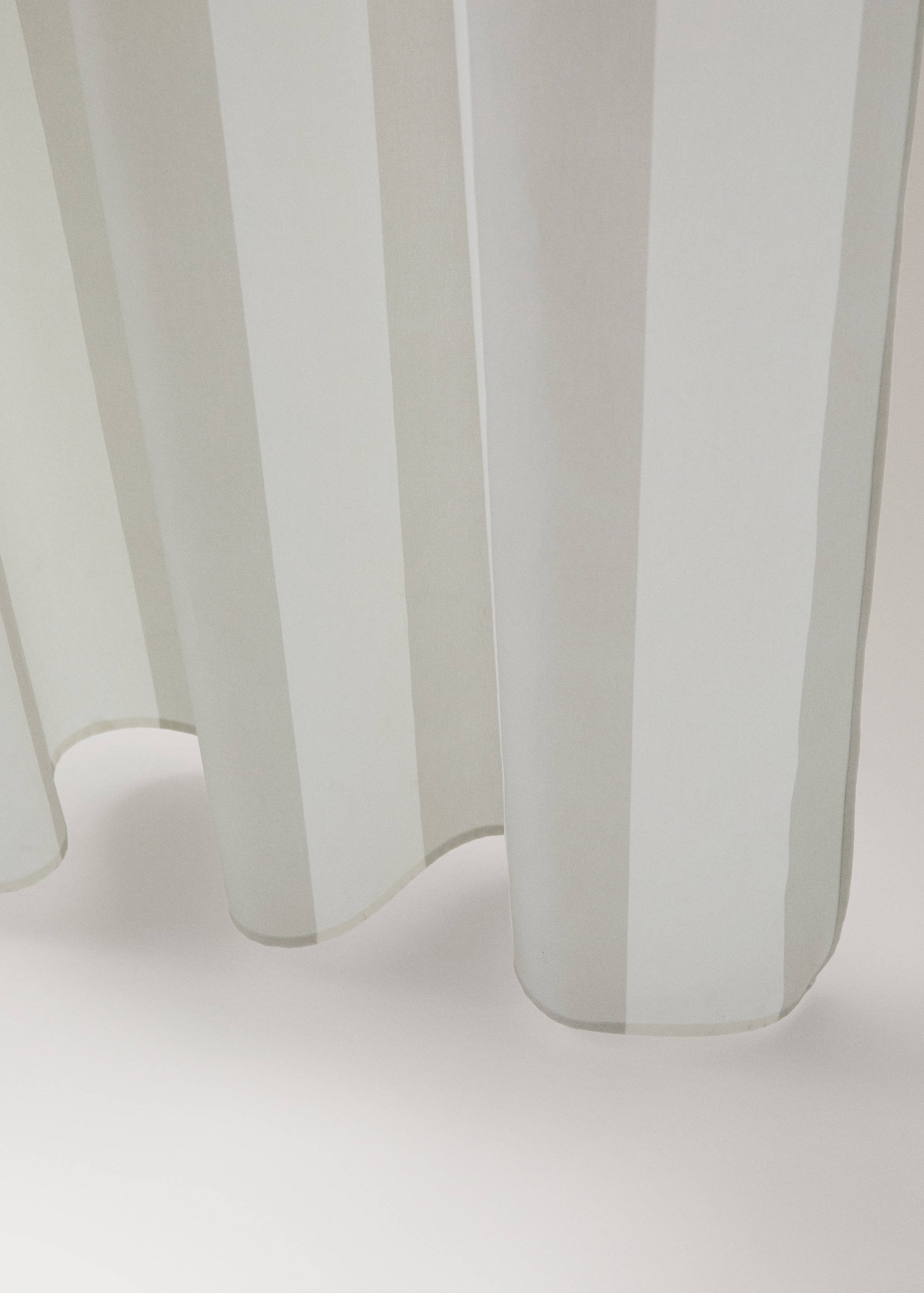 100% pamut, kétszínű csíkos, közepes homályosságú függöny - A termék adatai 2