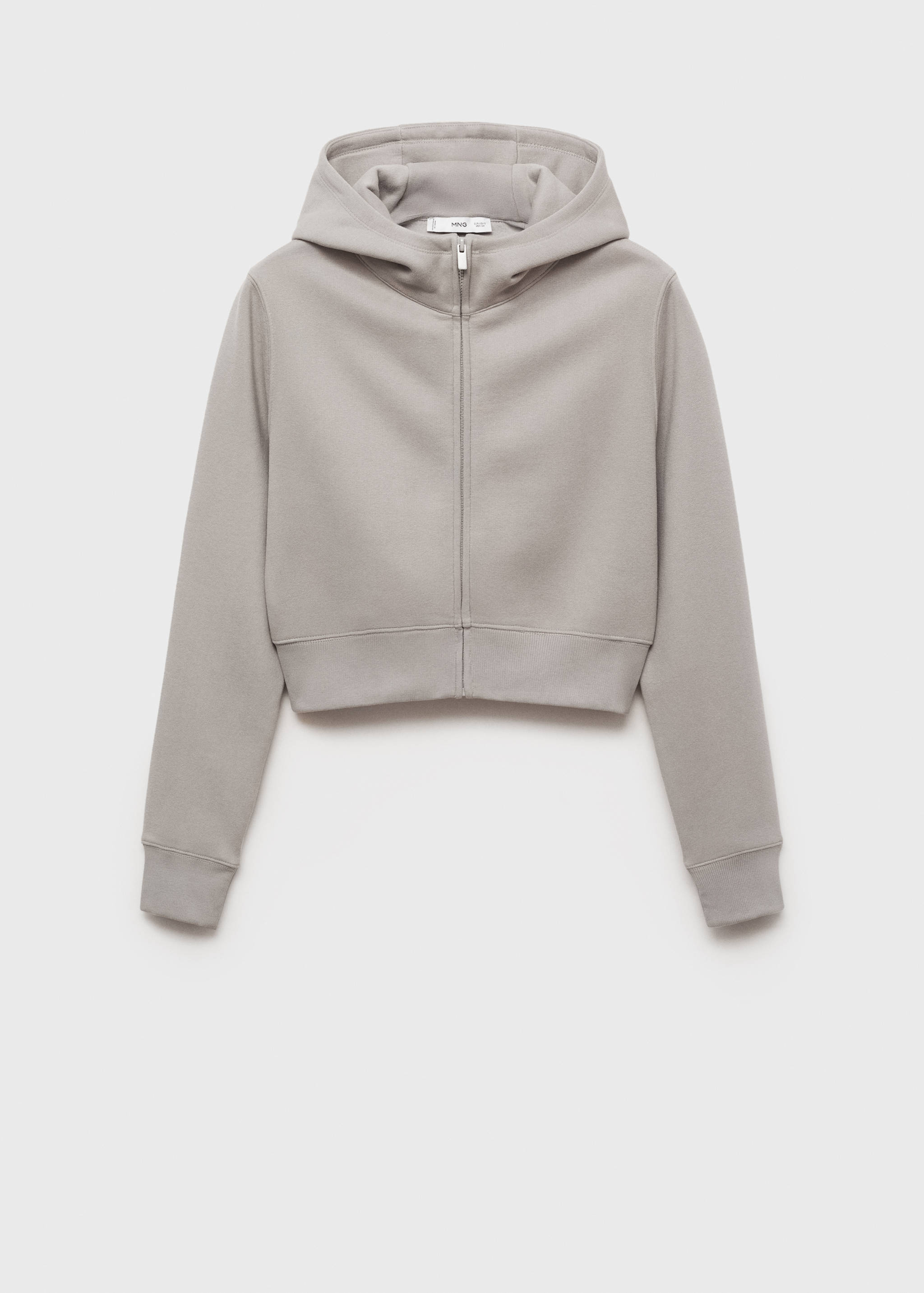 Cropped sweatshirt hoodie - Article without model