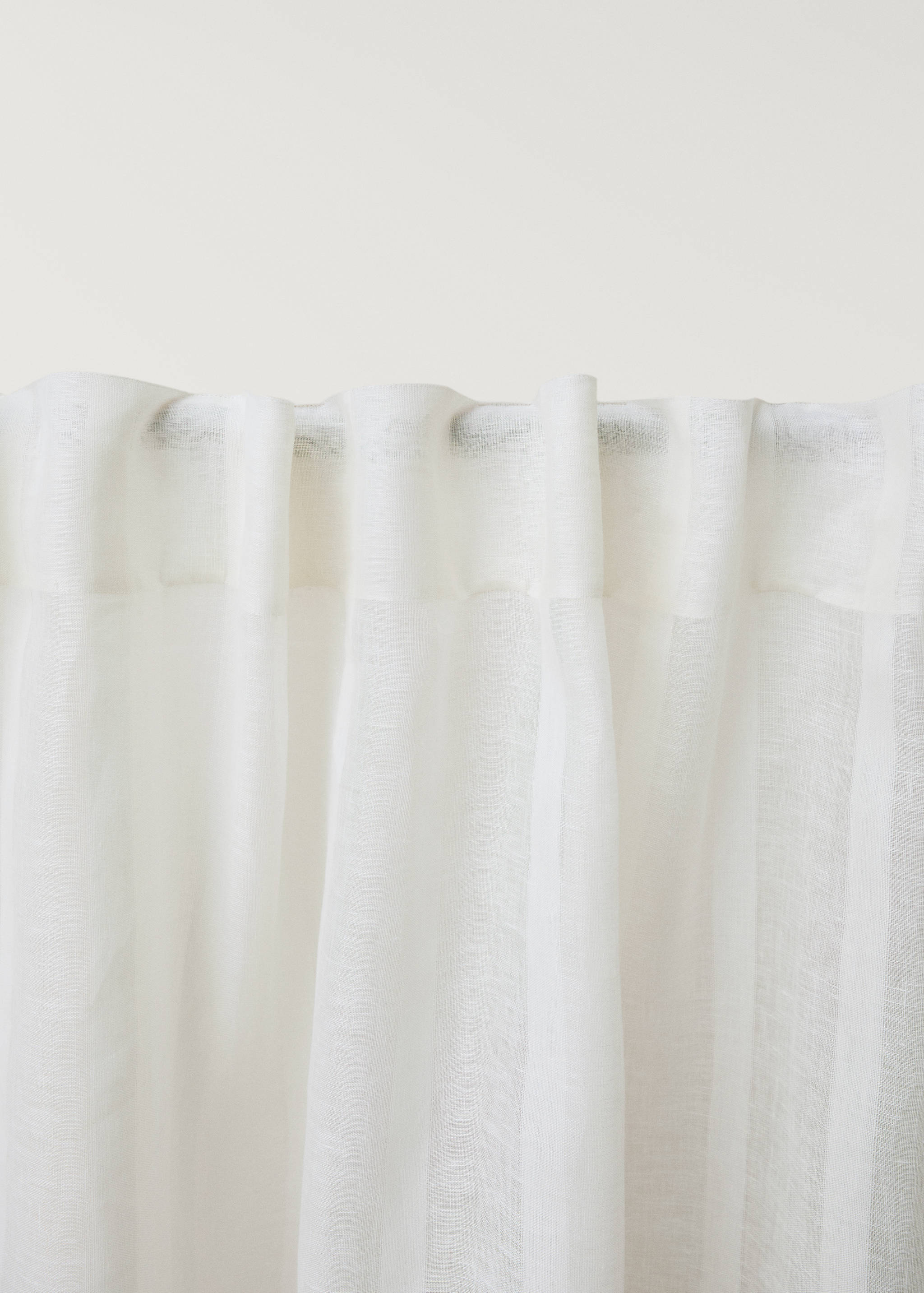 Linnegardin med randig design - Detaljer om artikeln 1