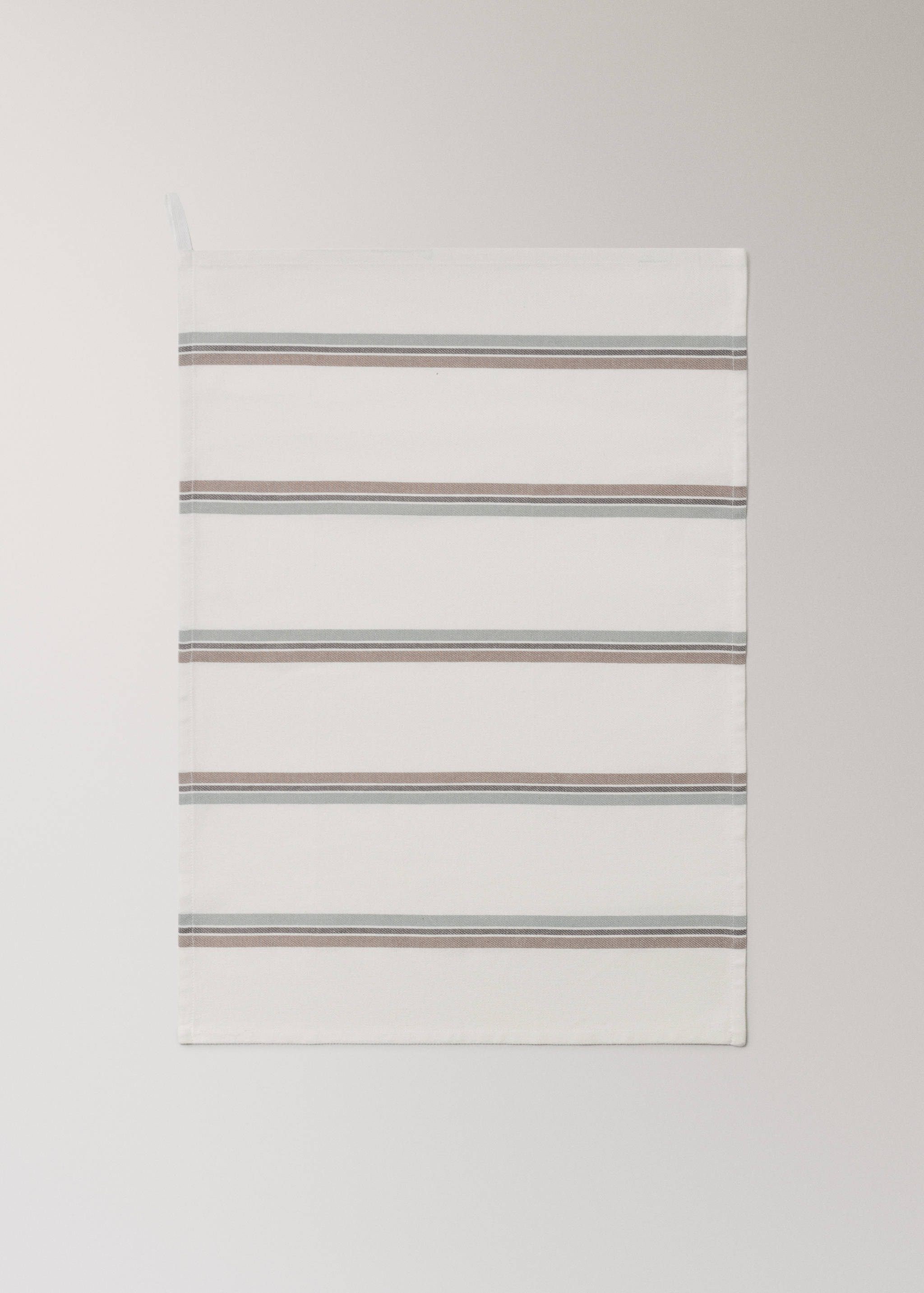 Küchentuch aus garngefärbter Baumwolle mit  Streifen - Detail des Artikels 1