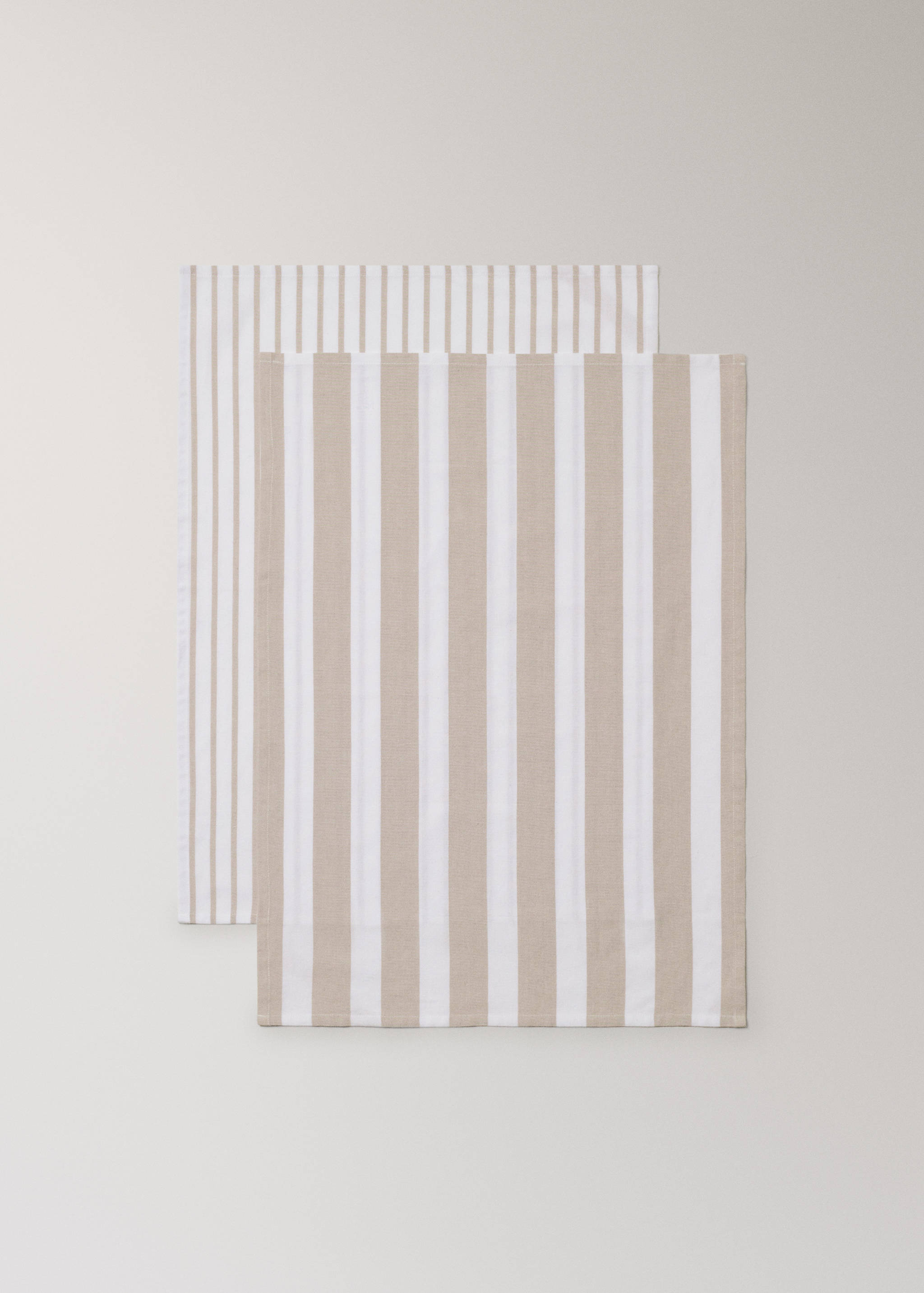 Pano de cozinha de multirriscas bicolores - Pormenor do artigo 1