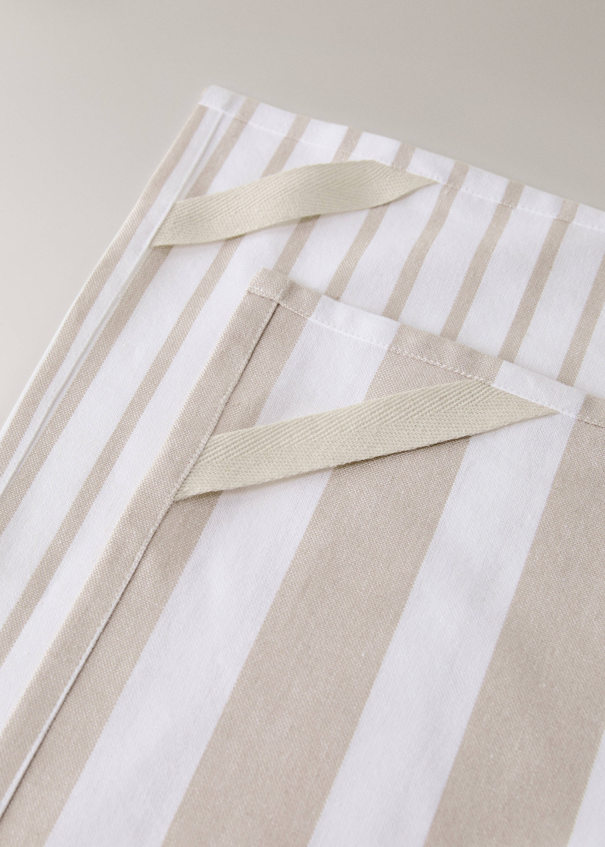 Pano de cozinha de multirriscas bicolores - Pormenor do artigo 2