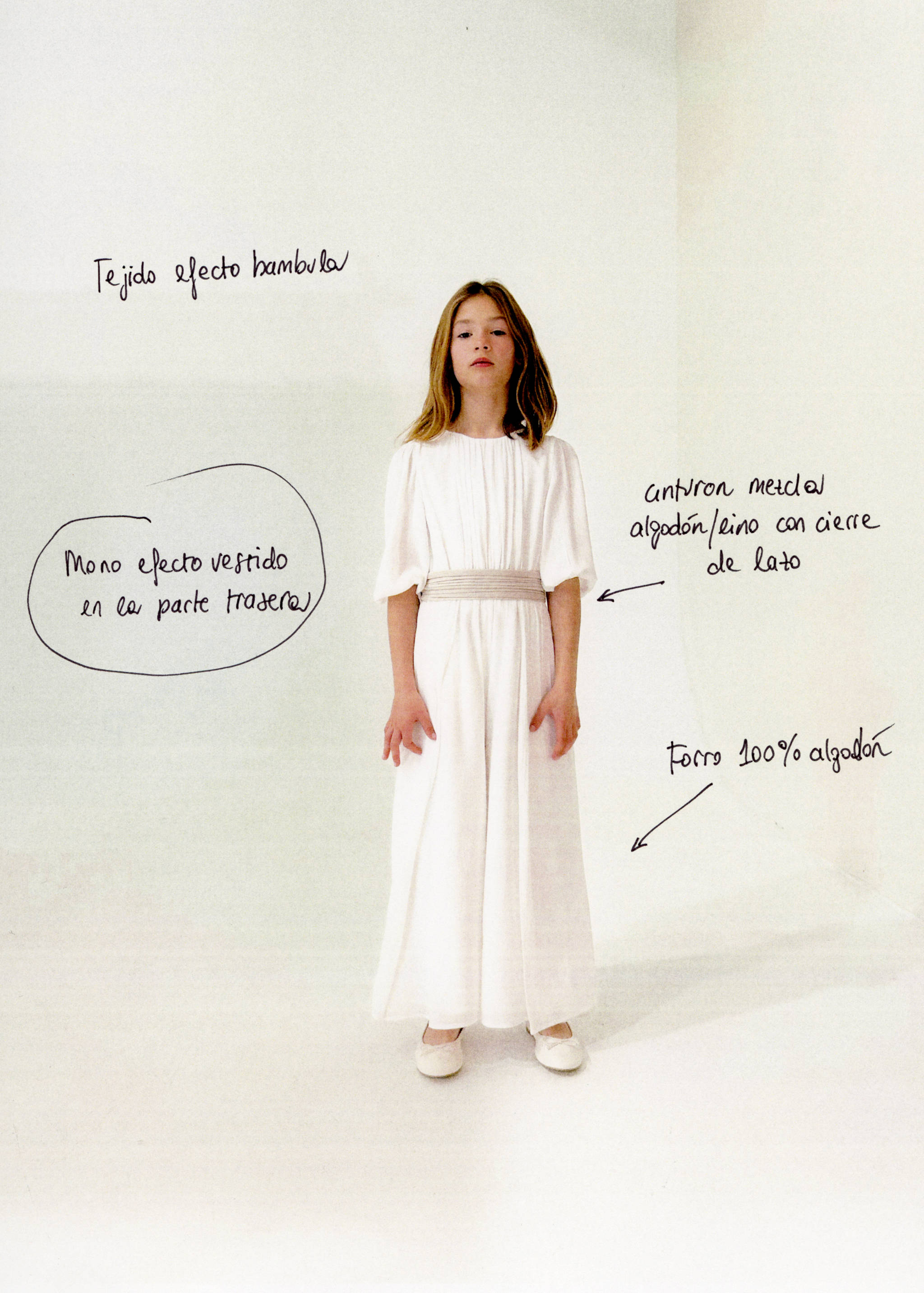 Bow long jumpsuit - Details of the article 7